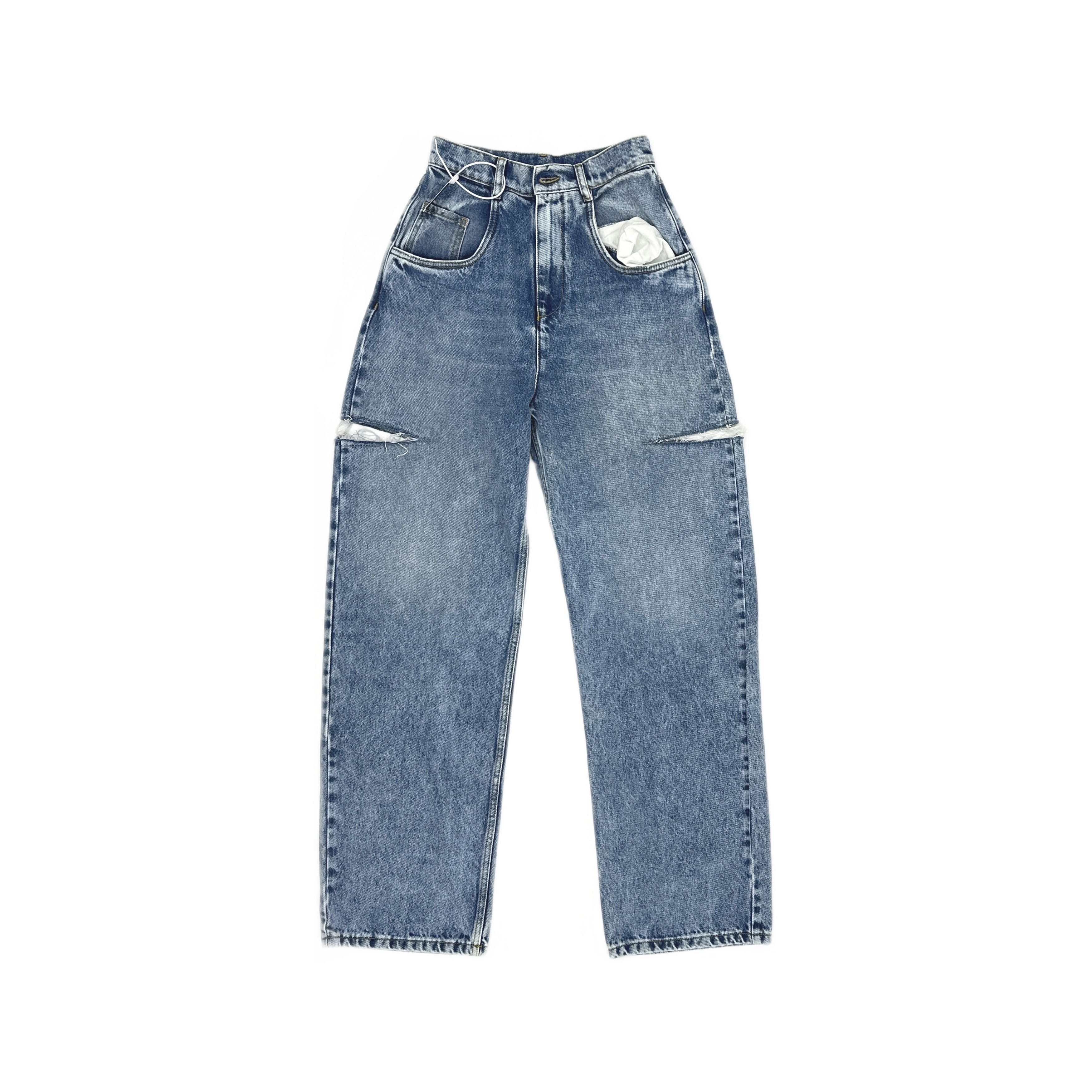 Maison Margiela Maison Margiela Distressed Jeans Size 38 Size 26" / US 2 / IT 38 - 1 Thumbnail