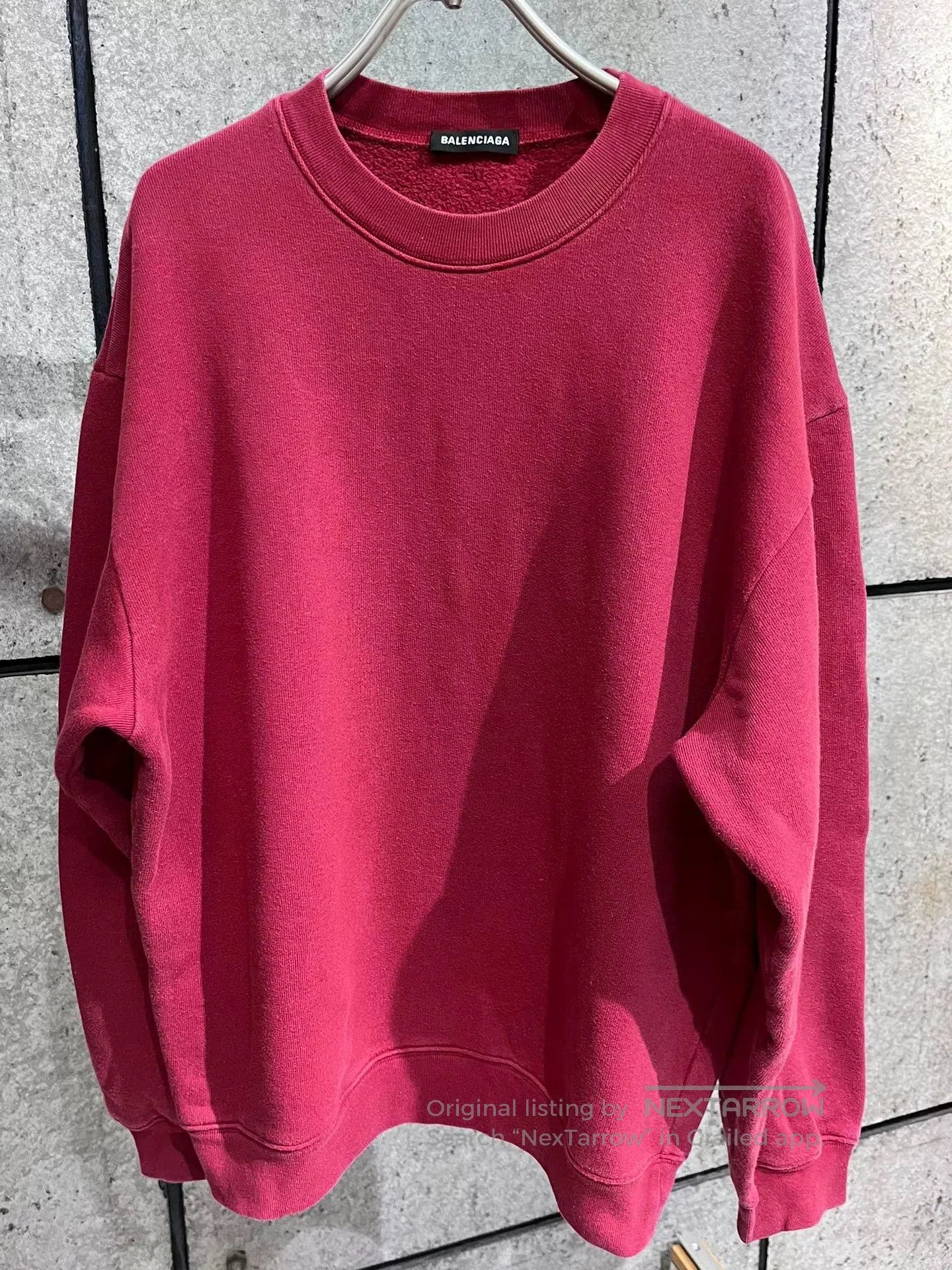 Balenciaga Balenciaga Red Letter Sweatshirt Size S. Size US S / EU 44-46 / 1 - 2 Thumbnail