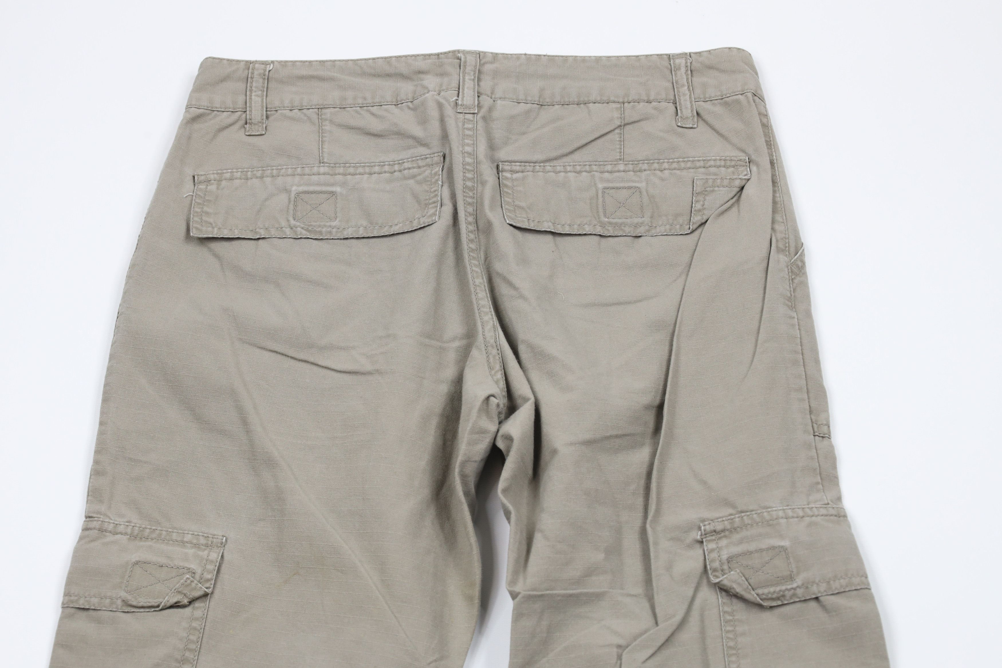 Vintage Vintage 90s Y2K Streetwear Doll Ripstop Flared Cargo Pants Size 26" / US 2 / IT 38 - 9 Thumbnail