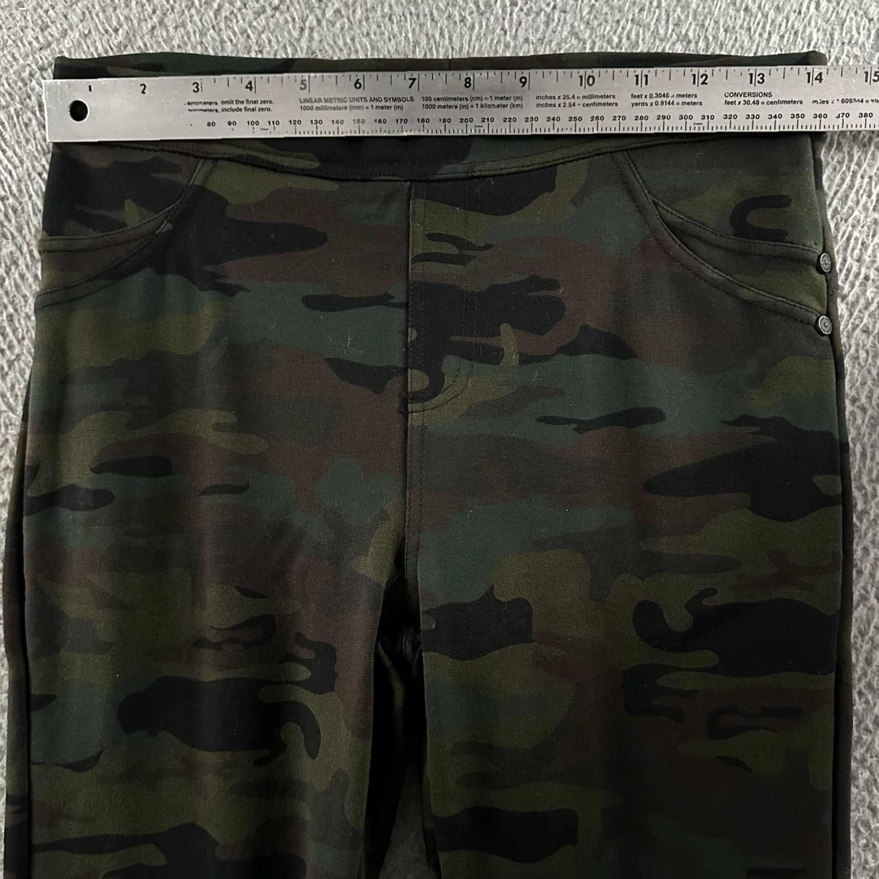 Sanctuary Sanctuary Womens Leggings Camo Multicolor M Pull On Ankle Nylon Rayon Blend Size 32" / US 10 / IT 46 - 4 Thumbnail