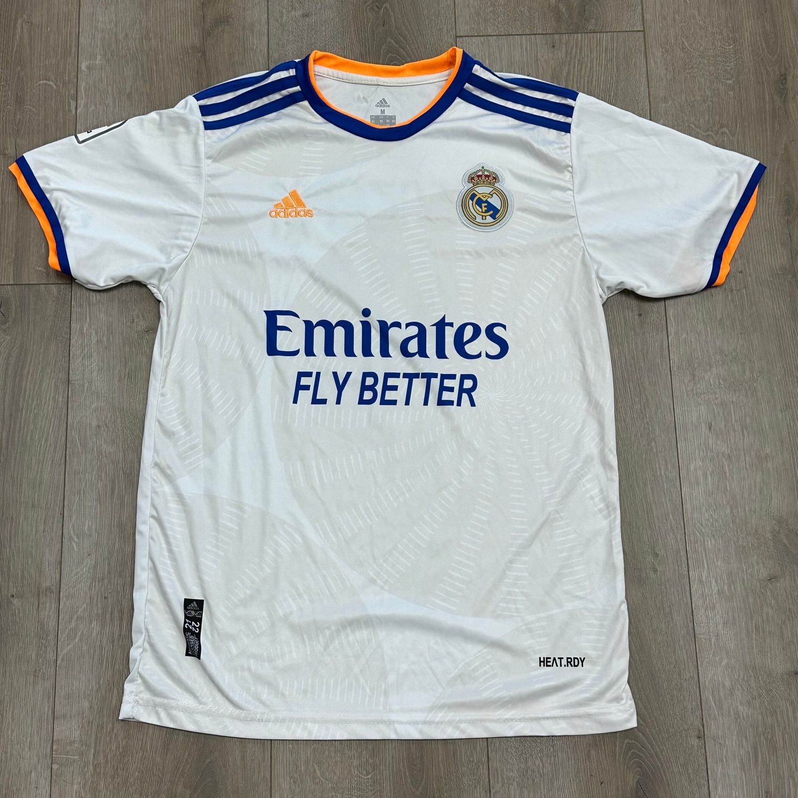 Adidas MLB Real Madrid 2021/22 home Benzema jersey Medium M B17 Size US M / EU 48-50 / 2 - 1 Thumbnail