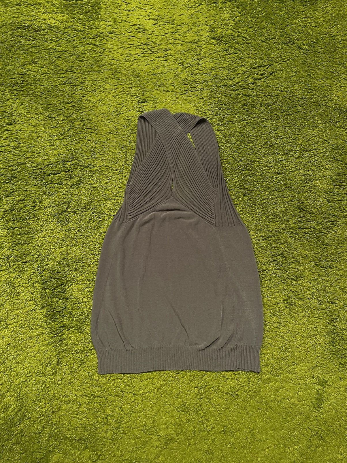 Designer Crea Concept avant garde knit tank blouse Size S / US 4 / IT 40 - 2 Thumbnail