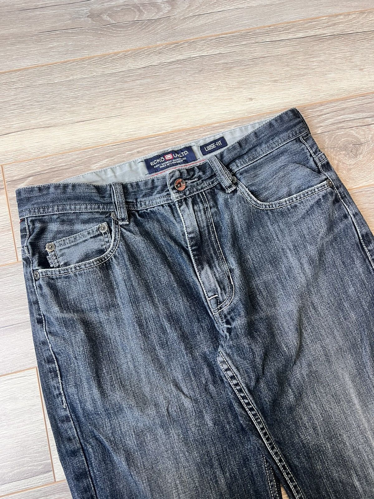 Ecko Unltd. Vintage Ecko Unltd. Baggy Denim Jeans Size US 34 / EU 50 - 8 Thumbnail
