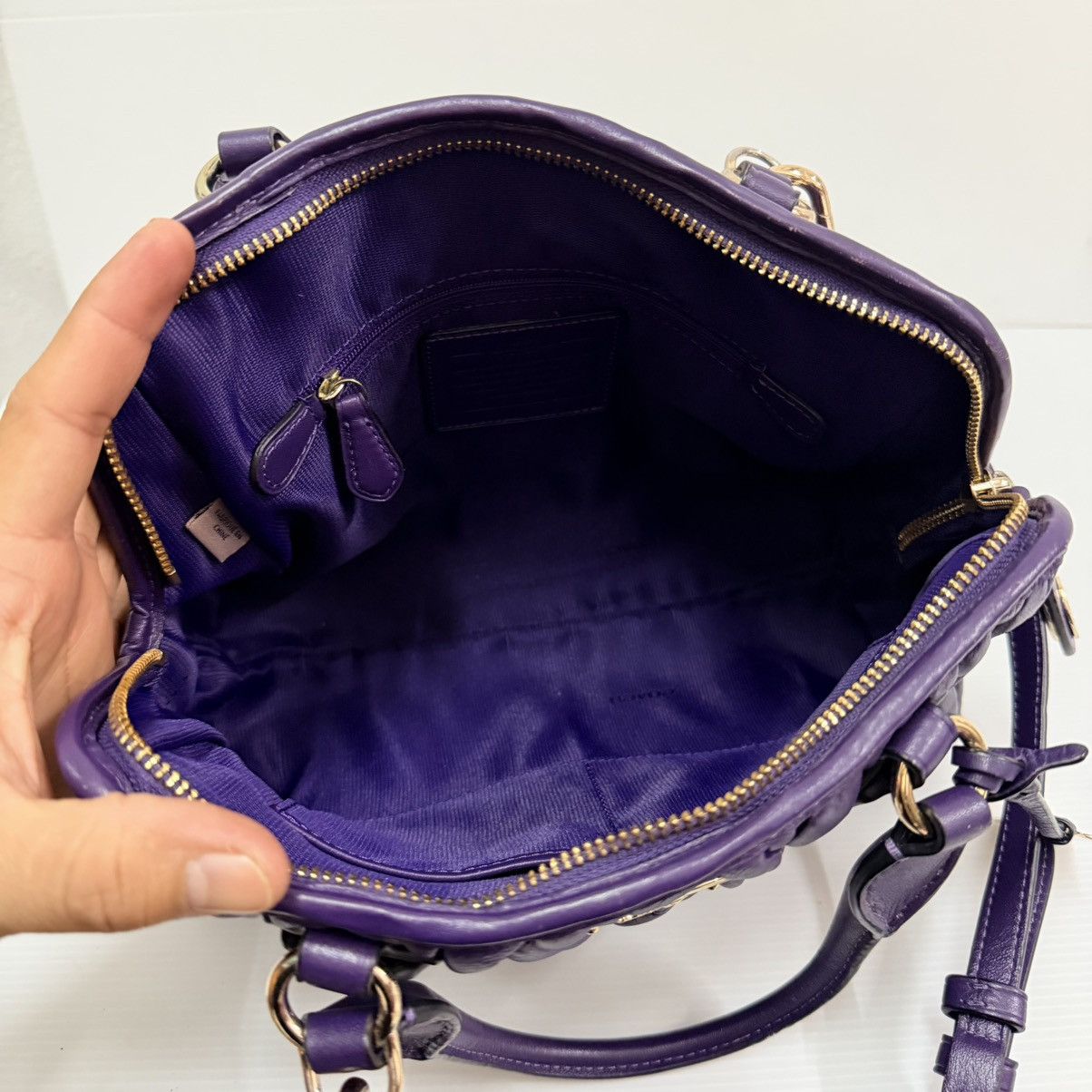 Coach Coach Leather Shoulder Bag Size ONE SIZE - 8 Thumbnail