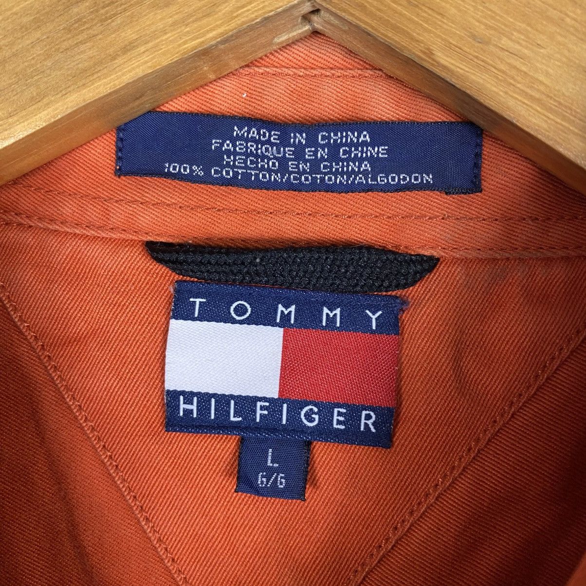 Tommy Hilfiger 💥VTG TOMMY SPORT BUTTON LIGHT SHIRT JACKET Size US L / EU 52-54 / 3 - 5 Thumbnail