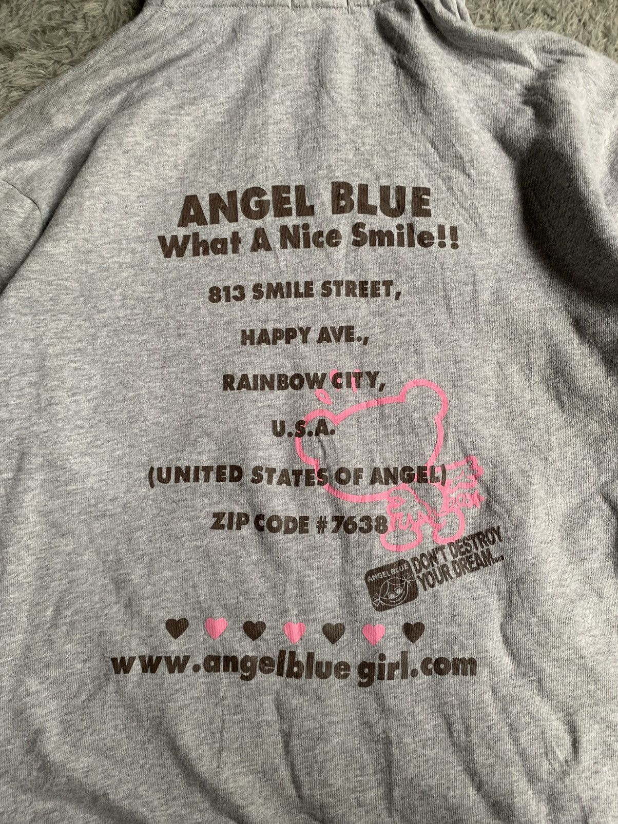 Angel Blue Vintage Angel Blue Zip Hoodie Size L / US 10 / IT 46 - 10 Thumbnail