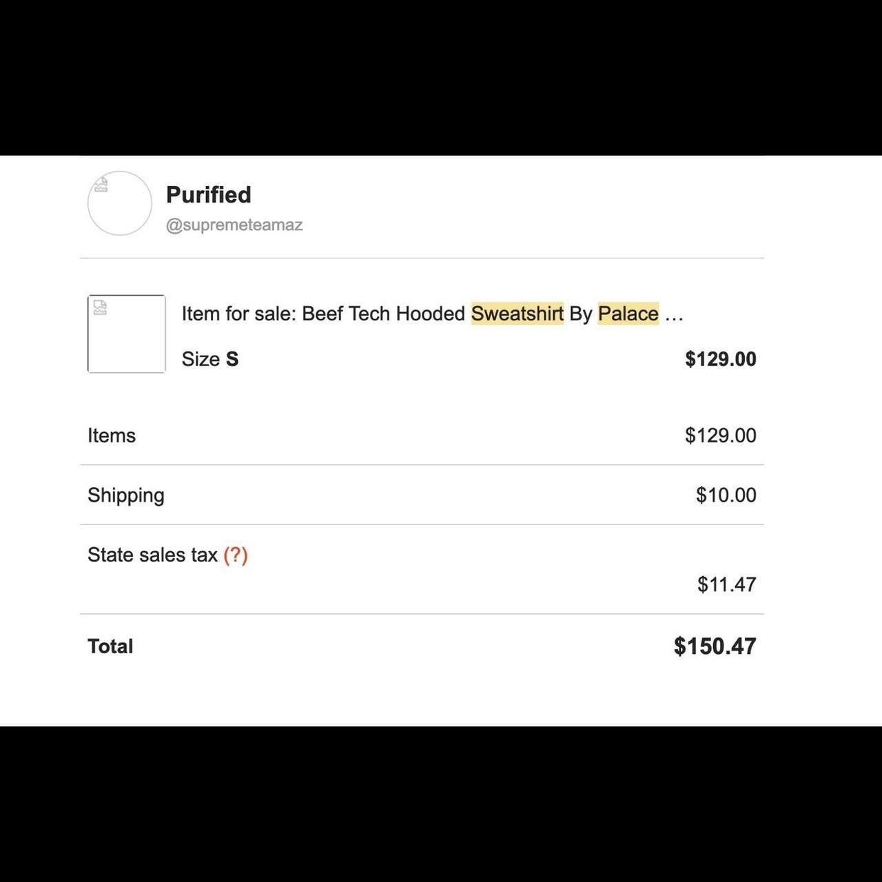 Palace PALACE beef tec hoodie Size US S / EU 44-46 / 1 - 7 Thumbnail