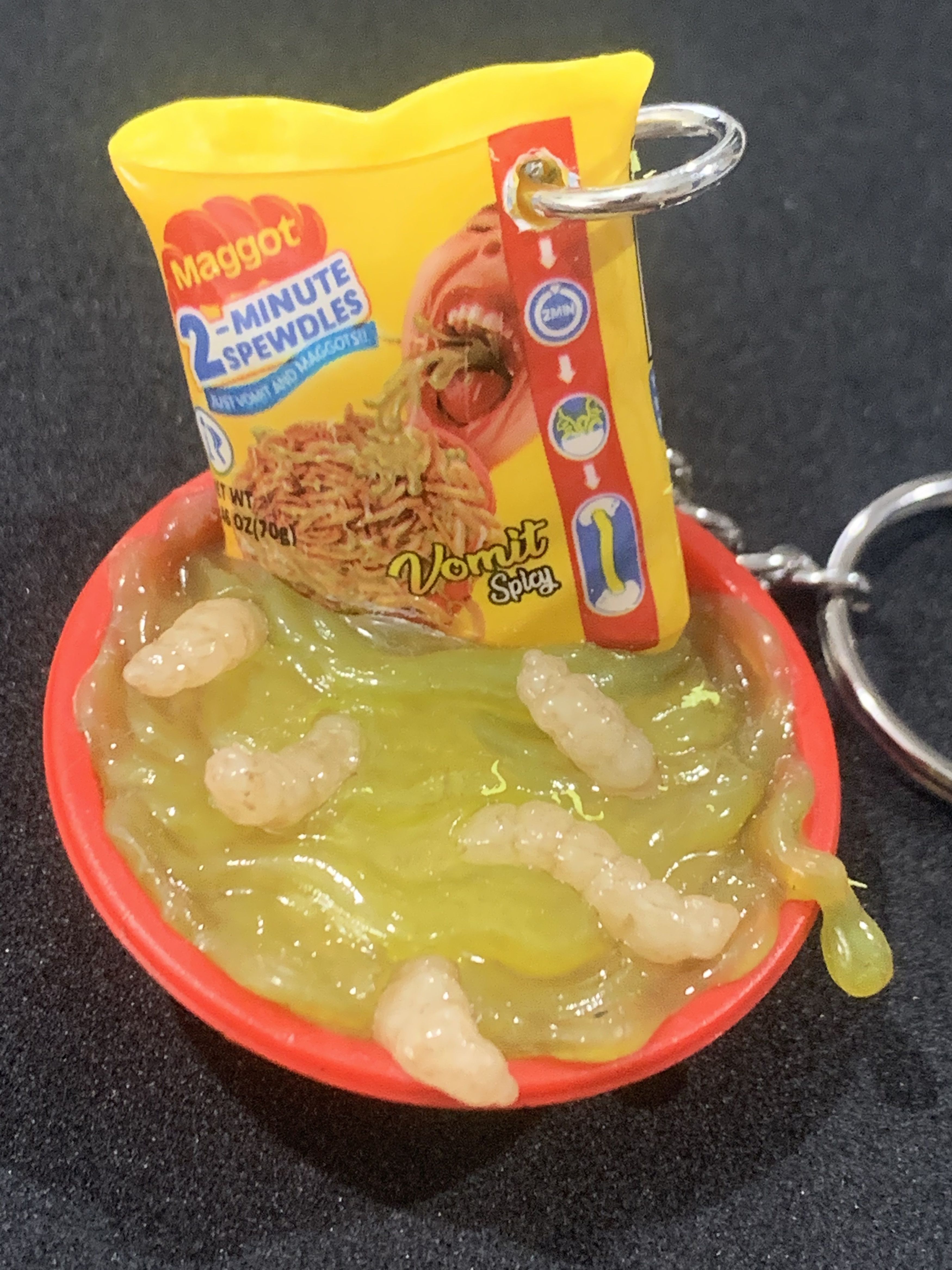 Other Gross Minis S2 Keychain - 2-Minute Spewdles Size ONE SIZE - 2 Thumbnail