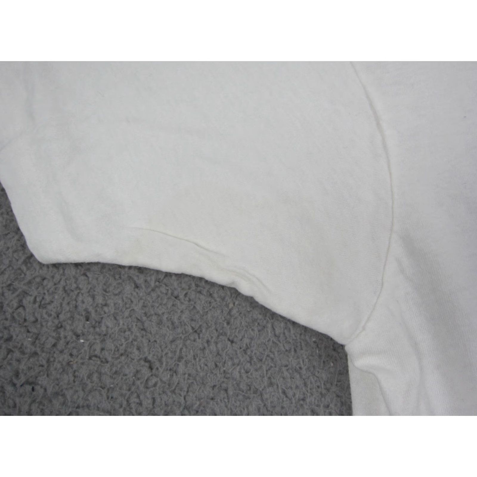 Hanes VINTAGE Hanes Shirt Adult XL White 90s 80s California Florida Men's Short Sleeve Crew Neck Cotton Knit T-Shirt Size US XL / EU 56 / 4 - 6 Thumbnail