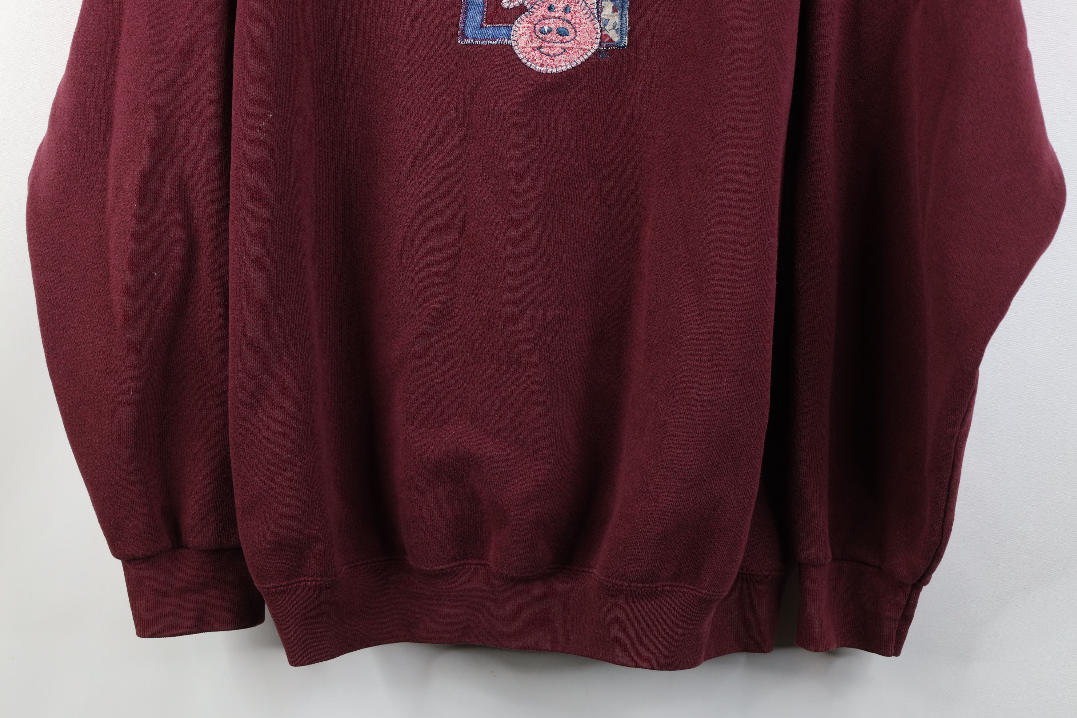 Vintage Vintage 90s Streetwear Farmhouse Animals Sweatshirt USA Size XL / US 12-14 / IT 48-50 - 3 Thumbnail