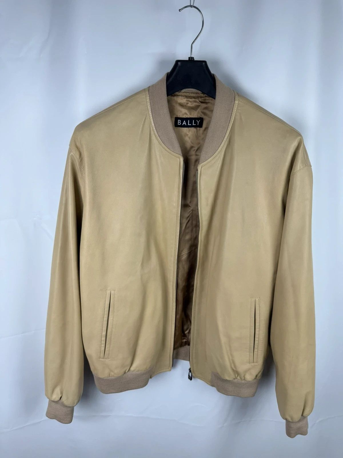 Bally Bally Switzerland Creme Bomber Jacket Genuine Leather Size US M / EU 48-50 / 2 - 6 Thumbnail