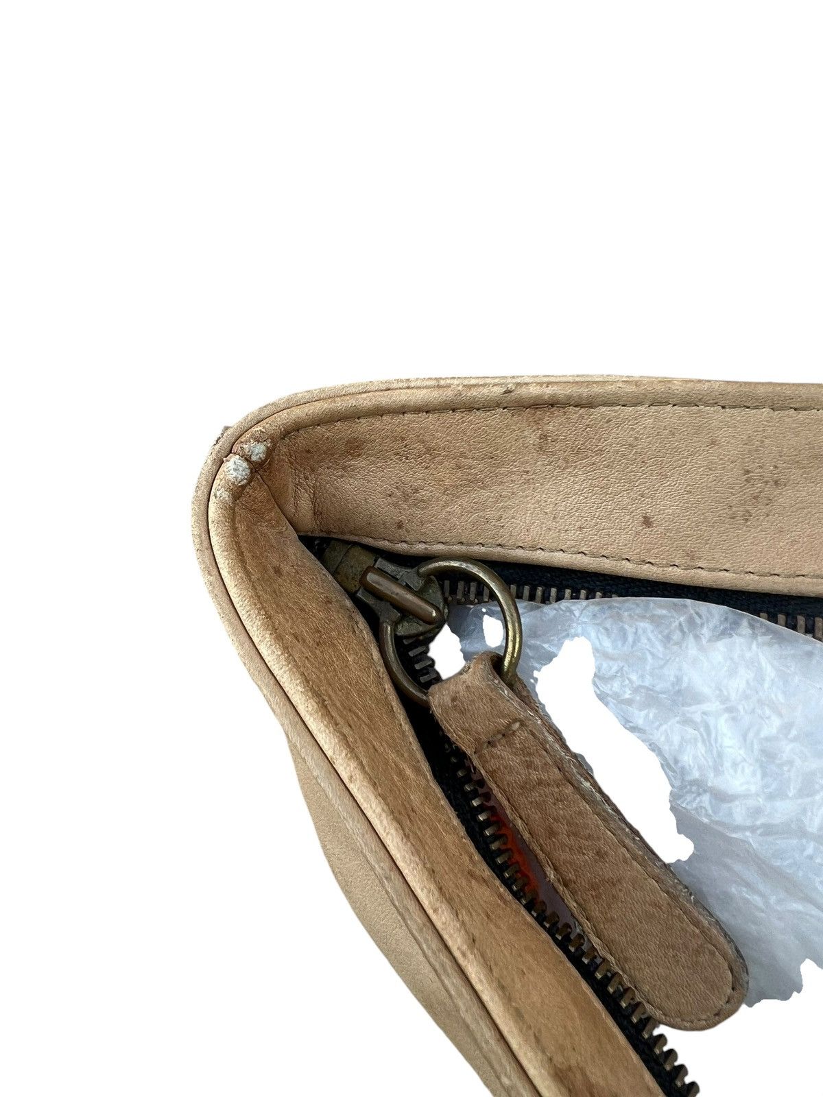 Coach × Leather Vintage 90s COACH Distress Stains Patina Leather Tote Bag Size ONE SIZE - 20 Thumbnail