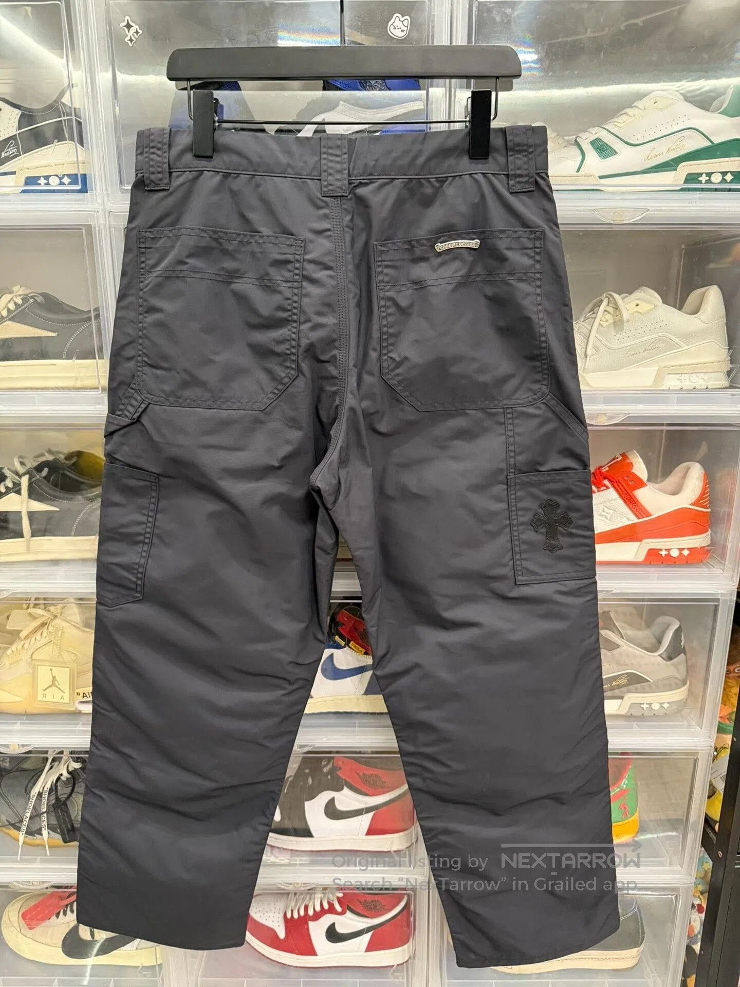 Chrome Hearts Chrome Hearts Leather Patchwork Cargo Pants. Size US 33 - 3 Thumbnail