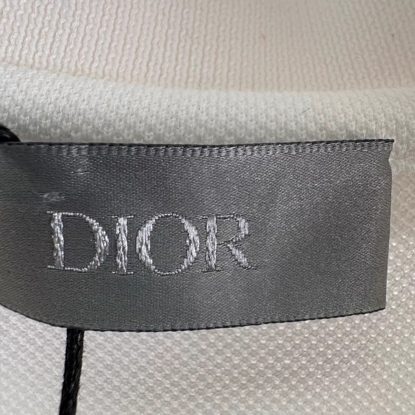 Dior Dior White CD Embroidered Logo Polo Shirt M Size M / US 6-8 / IT 42-44 - 6 Thumbnail