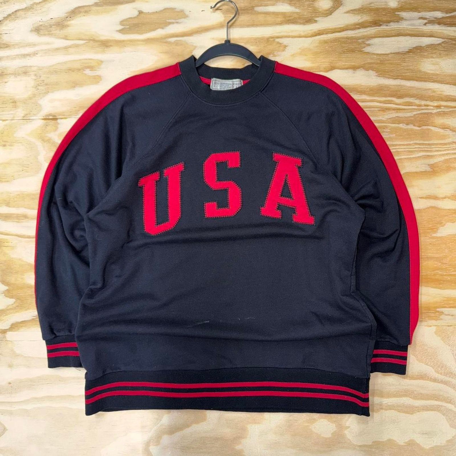 Vintage Vintage y2k jennifer moore usa spellout 2000s sweatshirt Size US M / EU 48-50 / 2 - 1 Thumbnail