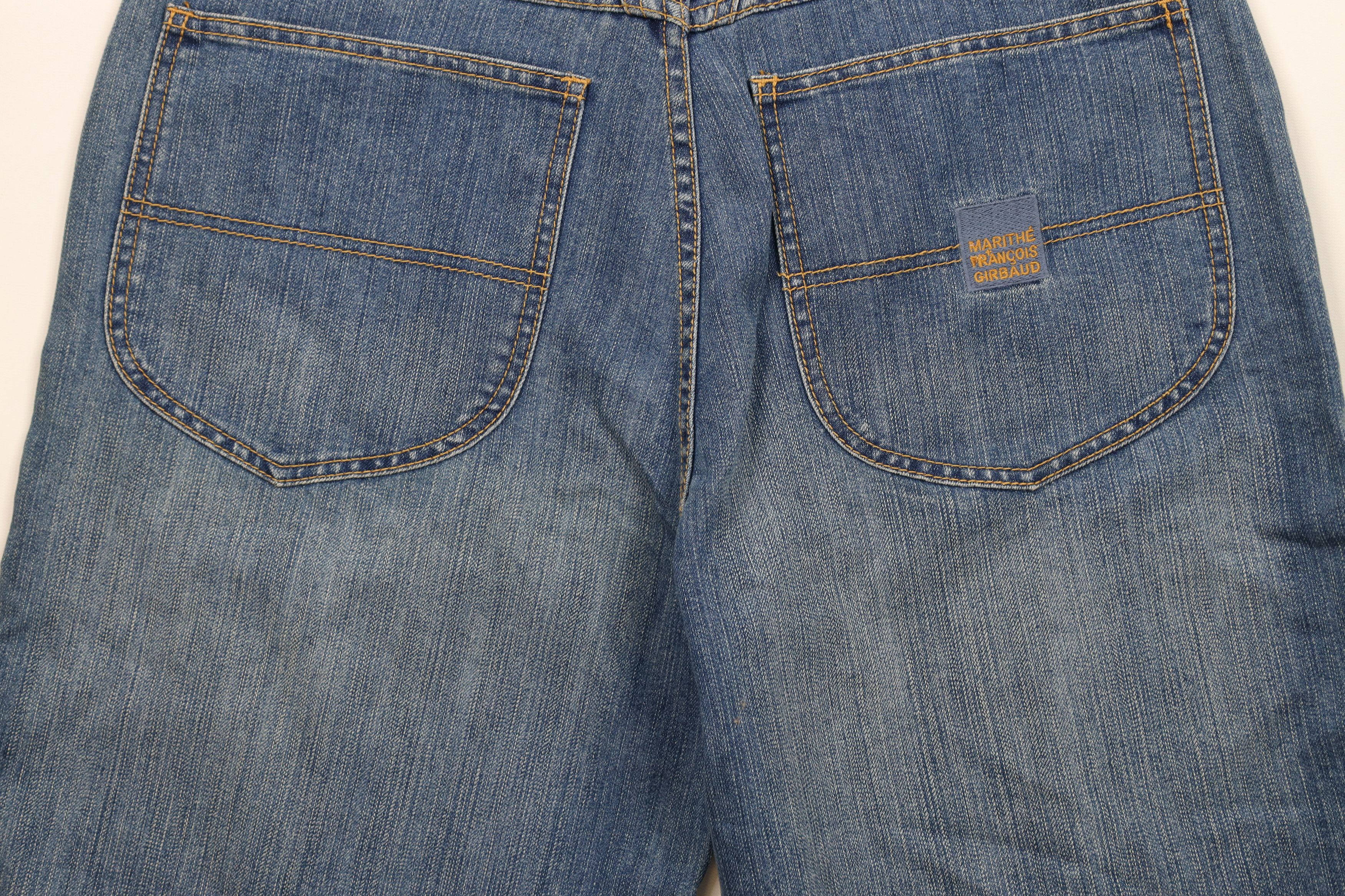 Marithe + Francois Girbaud Deadstock Vintage 90s Marithe Francois Girbaud Denim Shorts Size US 32 / EU 48 - 12 Thumbnail