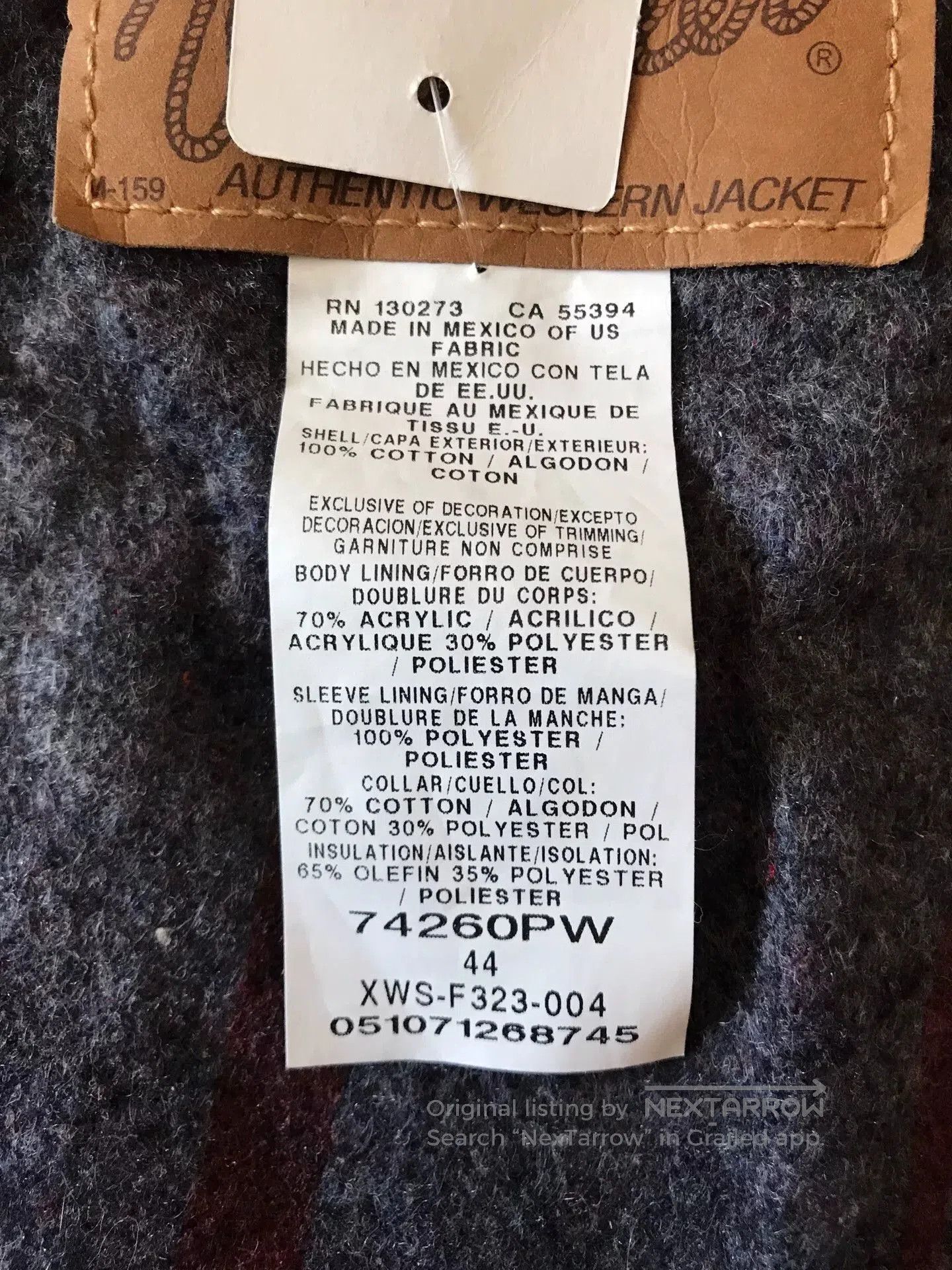 Wrangler Wrangler 74260PW Denim Jacket. Size US S / EU 44-46 / 1 - 9 Thumbnail