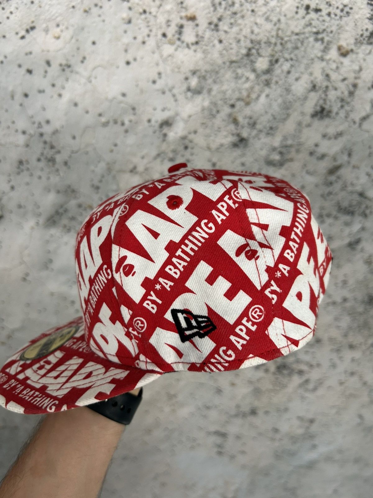 Aape New Era x A Bathing Ape Aape Full Cap Rap Japanese Hype Size ONE SIZE - 3 Thumbnail