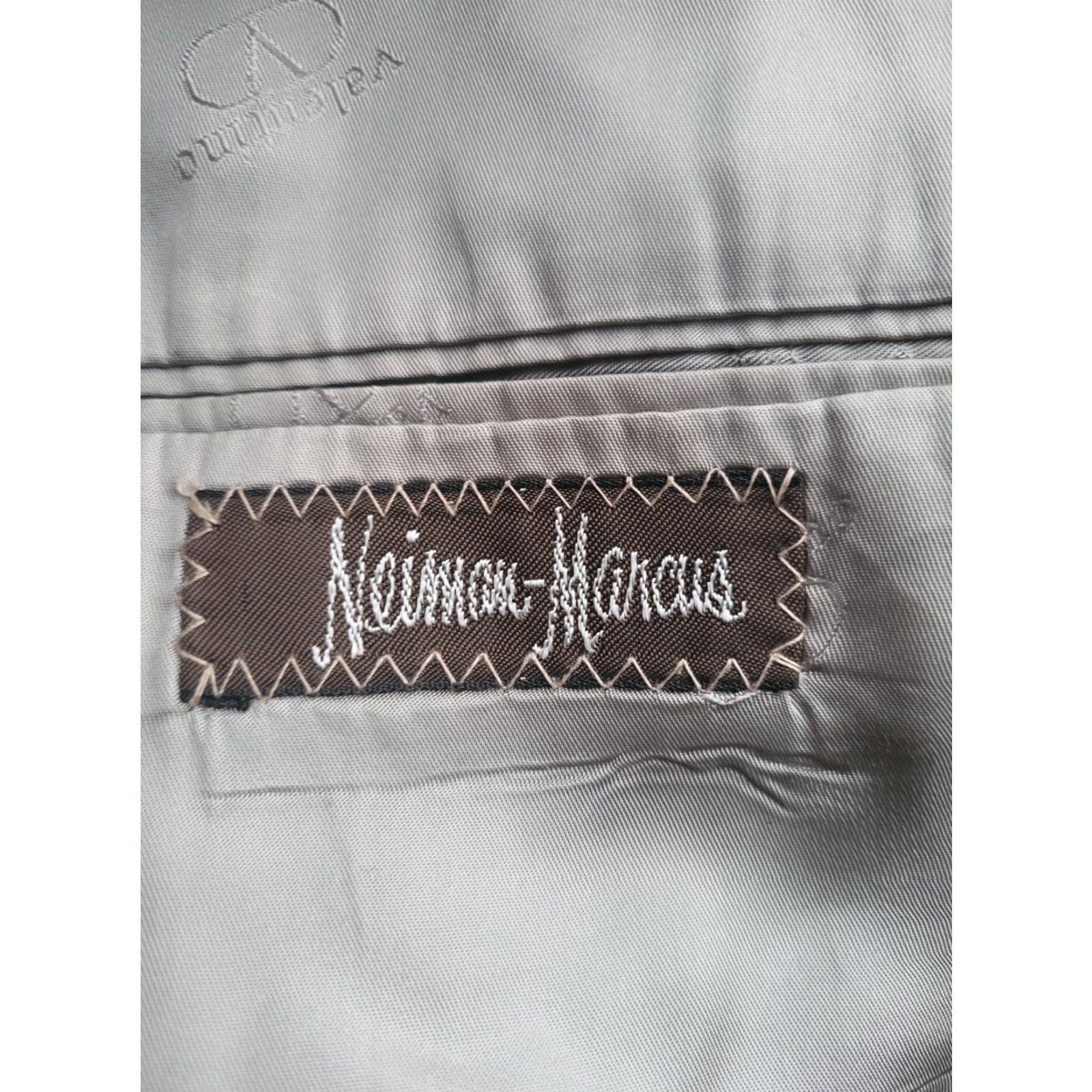 Valentino VINTAGE Valentino Double Breasted Black Flannel Blazer Jacket Coat 40L Wool Size 40R - 7 Thumbnail