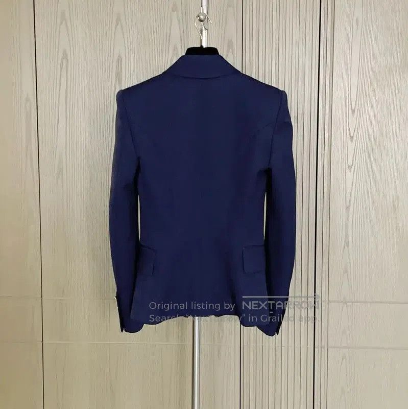 Balmain Balmain Navy Wool Double-Breasted Women's Jacket . Size S / US 4 / IT 40 - 1 Thumbnail