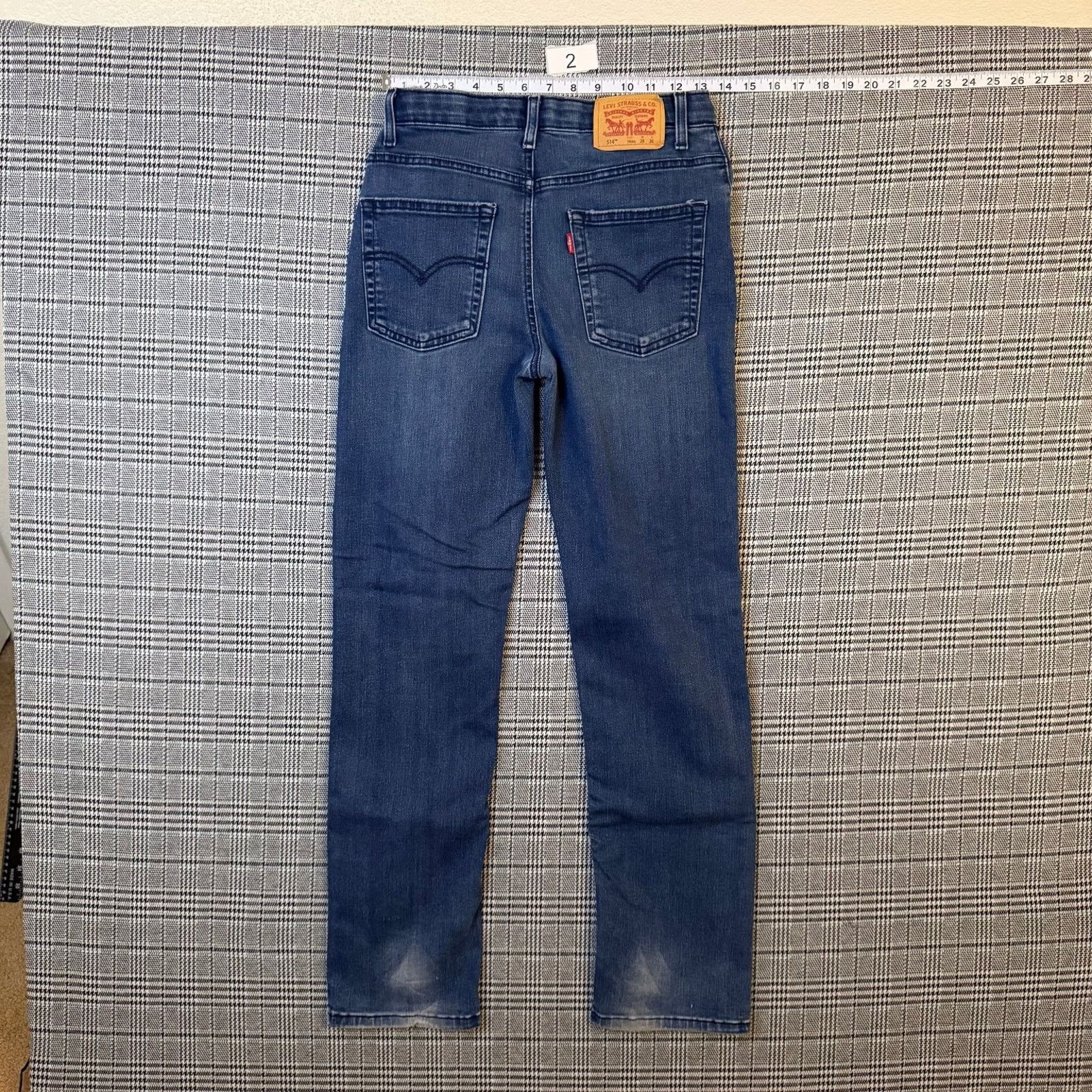 Levi's Levi's 514 Men's Jeans Blue Denim Straight Fit Size 28x30 Size US 28 / EU 44 - 1 Thumbnail