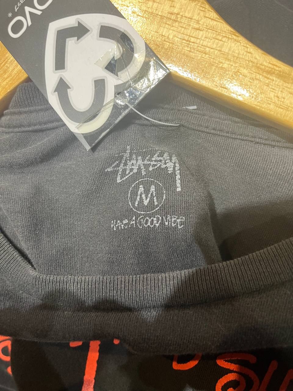 Stussy Stussy Red Shades In Leather Tee Size US M / EU 48-50 / 2 - 3 Thumbnail