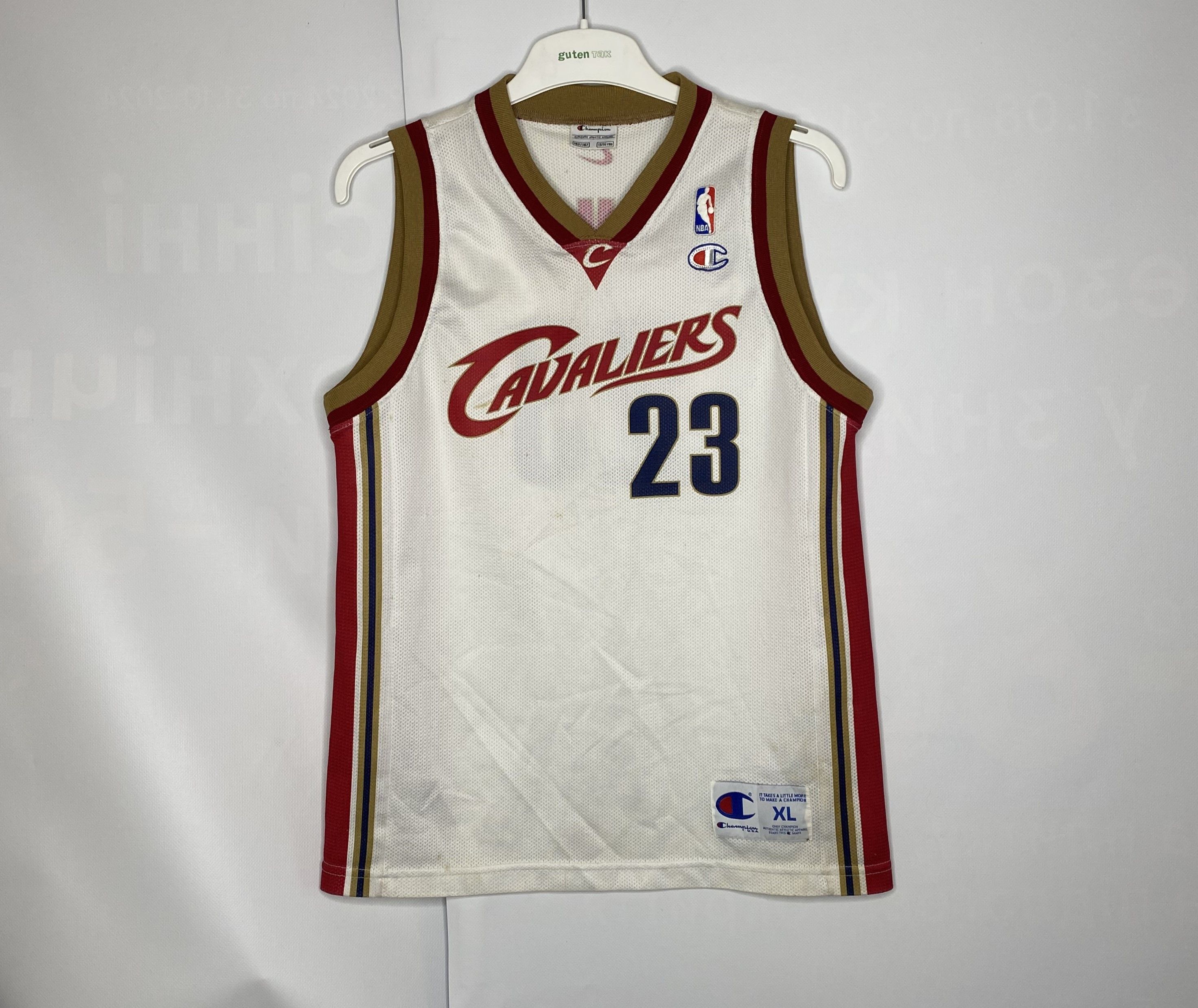 Champion × NBA × Vintage JAMES #23 CLEVELAND CAVALIERS NBA BASKETBALL JERSEY SHIRT Size US XS / EU 42 / 0 - 1 Thumbnail