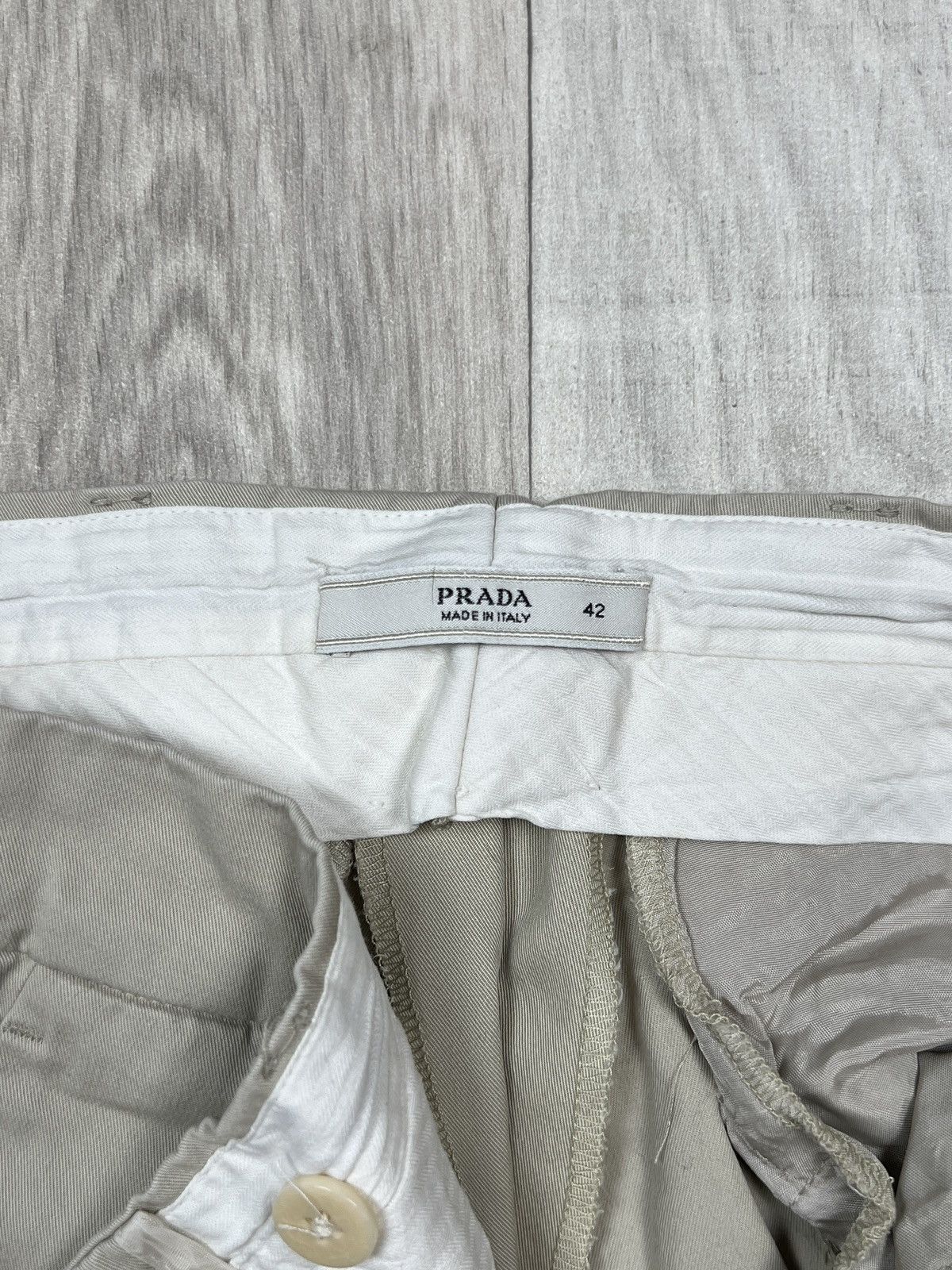 Prada Prada Black Tab Dress Pants (Y0261) Size 28" / US 6 / IT 42 - 9 Thumbnail