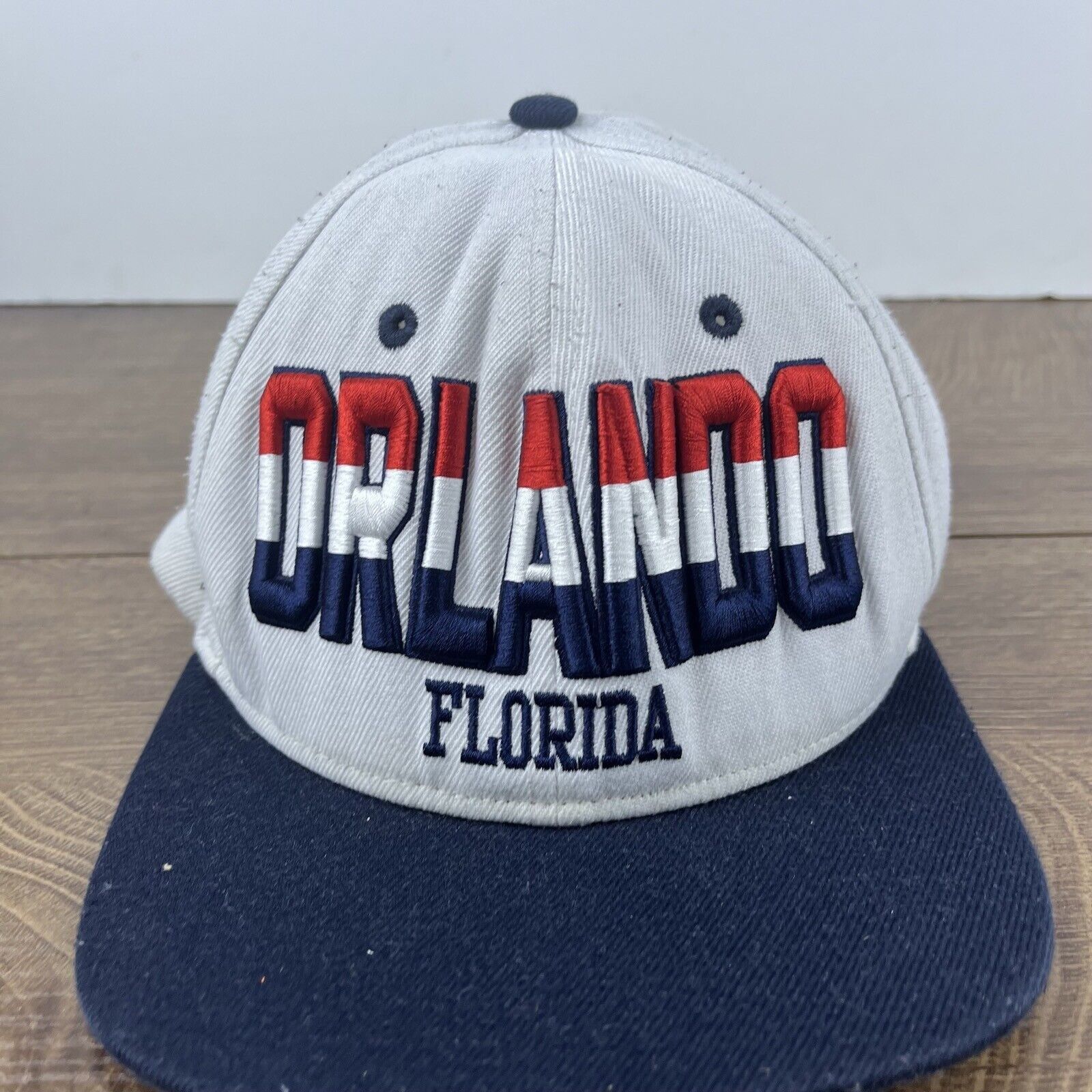 Other Orlando Florida Hat Snapback Adjustable Hat Gray White Adjus Size ONE SIZE - 5 Thumbnail