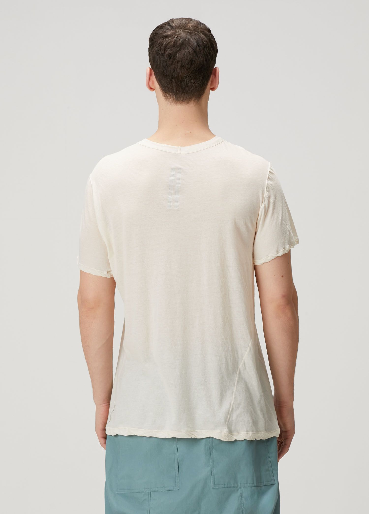 Rick Owens RICK OWENS ecru white super lightweight t-shirt Large q Size US L / EU 52-54 / 3 - 2 Thumbnail