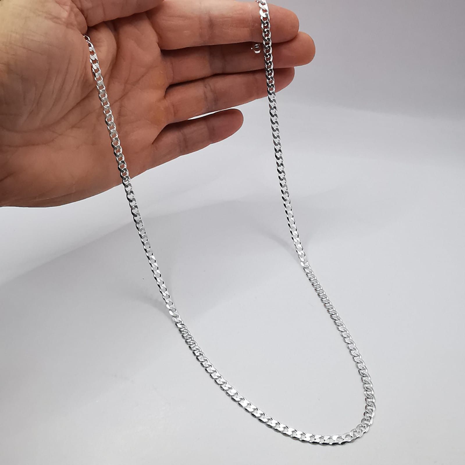 Sterling Silver Vintage Chain,925 Sterling Silver,Signed ,Handmade 17,69g Size ONE SIZE - 6 Thumbnail