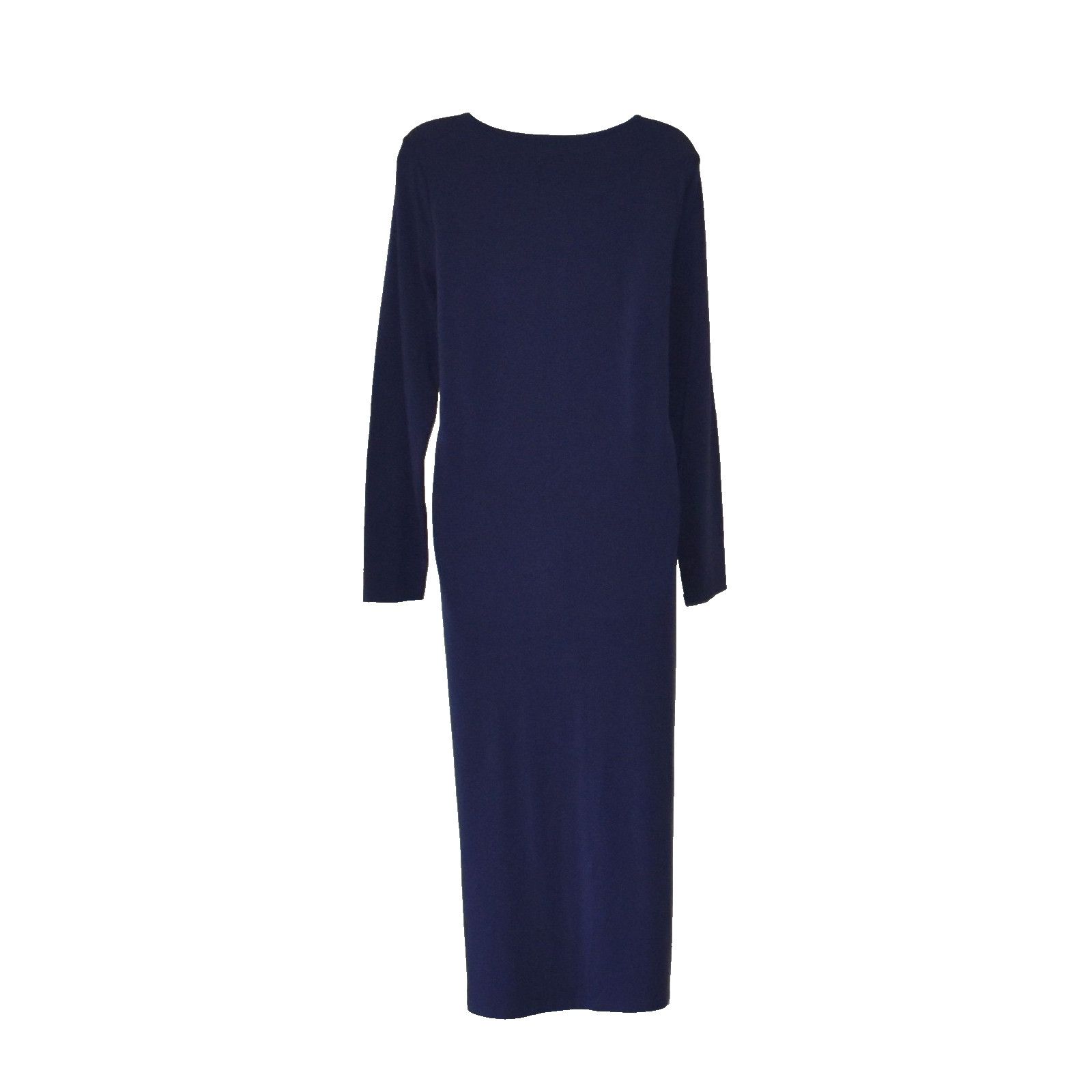 Eileen Fisher EILEEN FISHER Stretch Long Sleeve Crew Neck Dress Size M Size M / US 6-8 / IT 42-44 - 4 Thumbnail