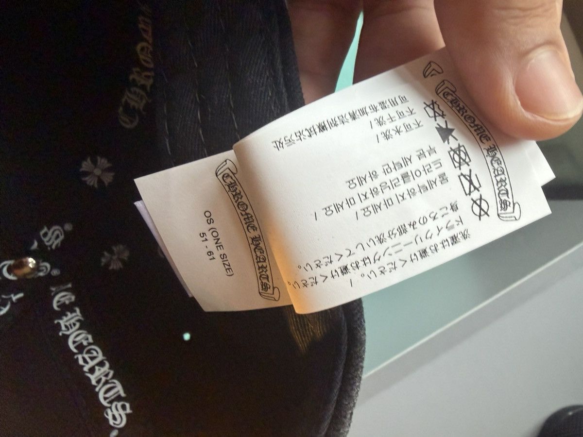 Chrome Hearts Chrome Hearts Horseshoe Cross Baseball Cap Size ONE SIZE - 7 Thumbnail