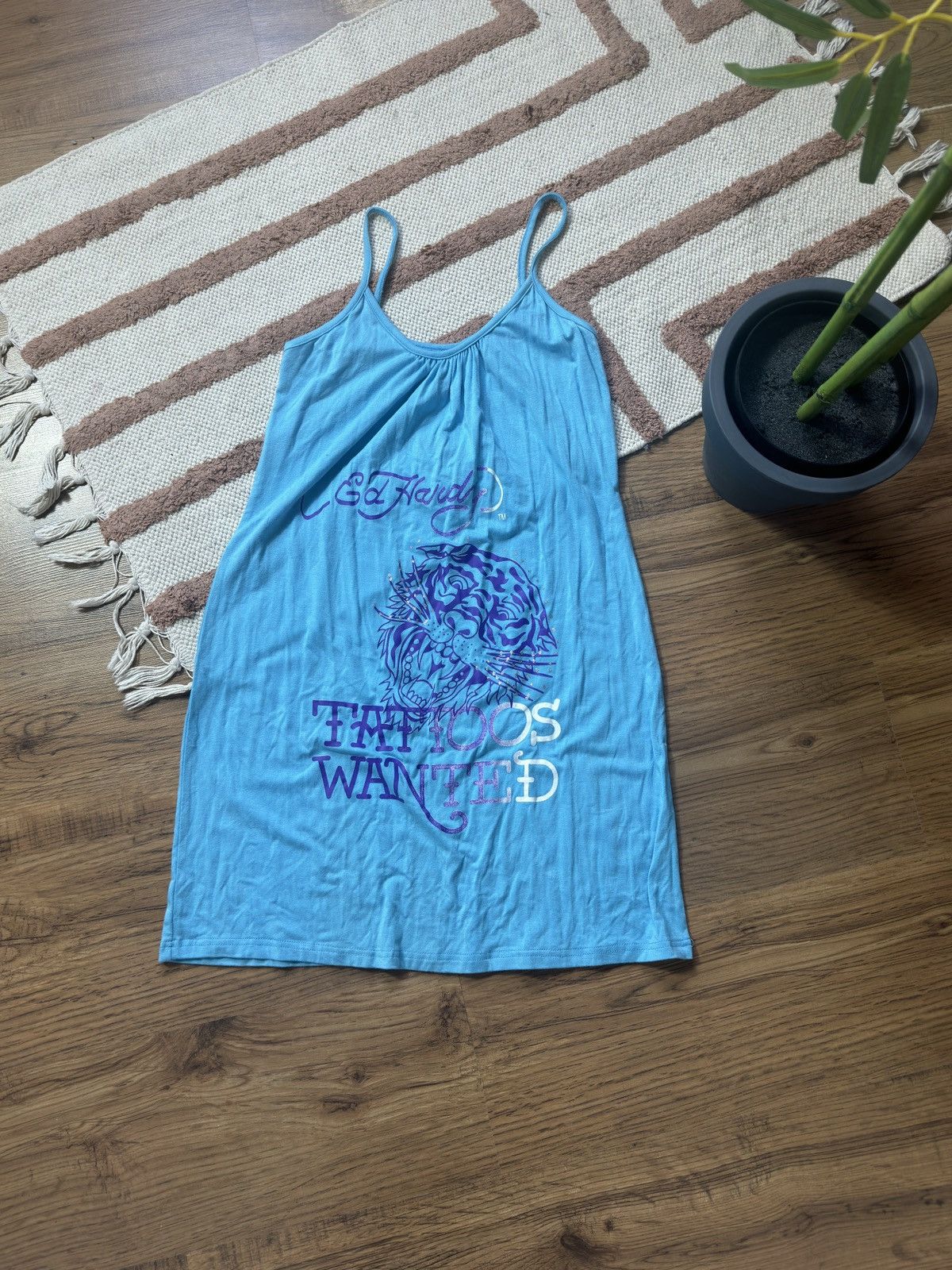 Ed Hardy VINTAGE ED HARDY 2000s MINI DRESS Size S / US 4 / IT 40 - 2 Thumbnail