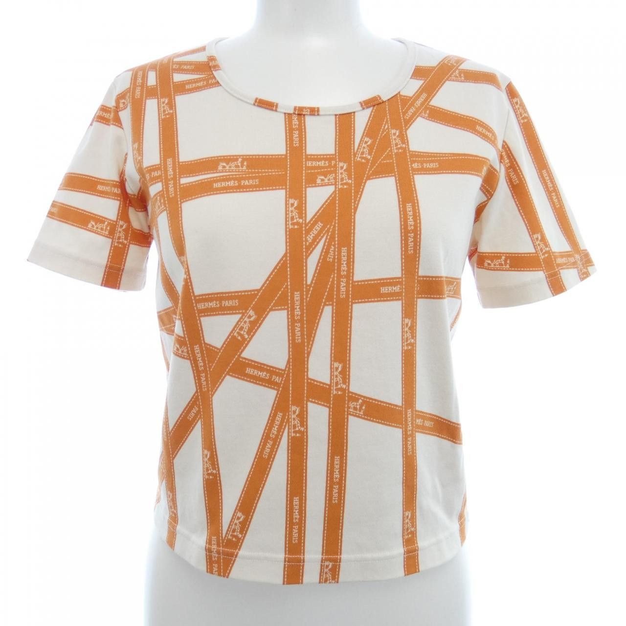 Hermes Hermes Hermes Cotton Top Textile T-Shirts DUTY FREE for USA Size ONE SIZE - 1 Thumbnail