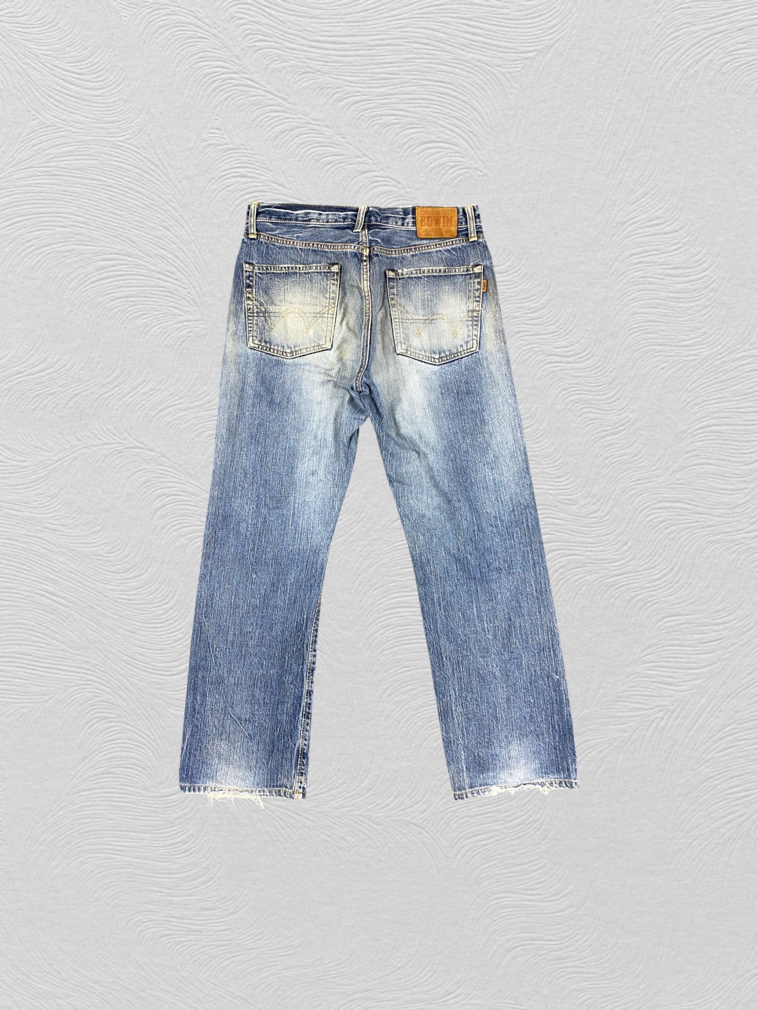 Edwin DISTRESSED EDWIN 505Z SELVEDGE FADED 31x29 - JN3286 Size US 31 - 2 Thumbnail