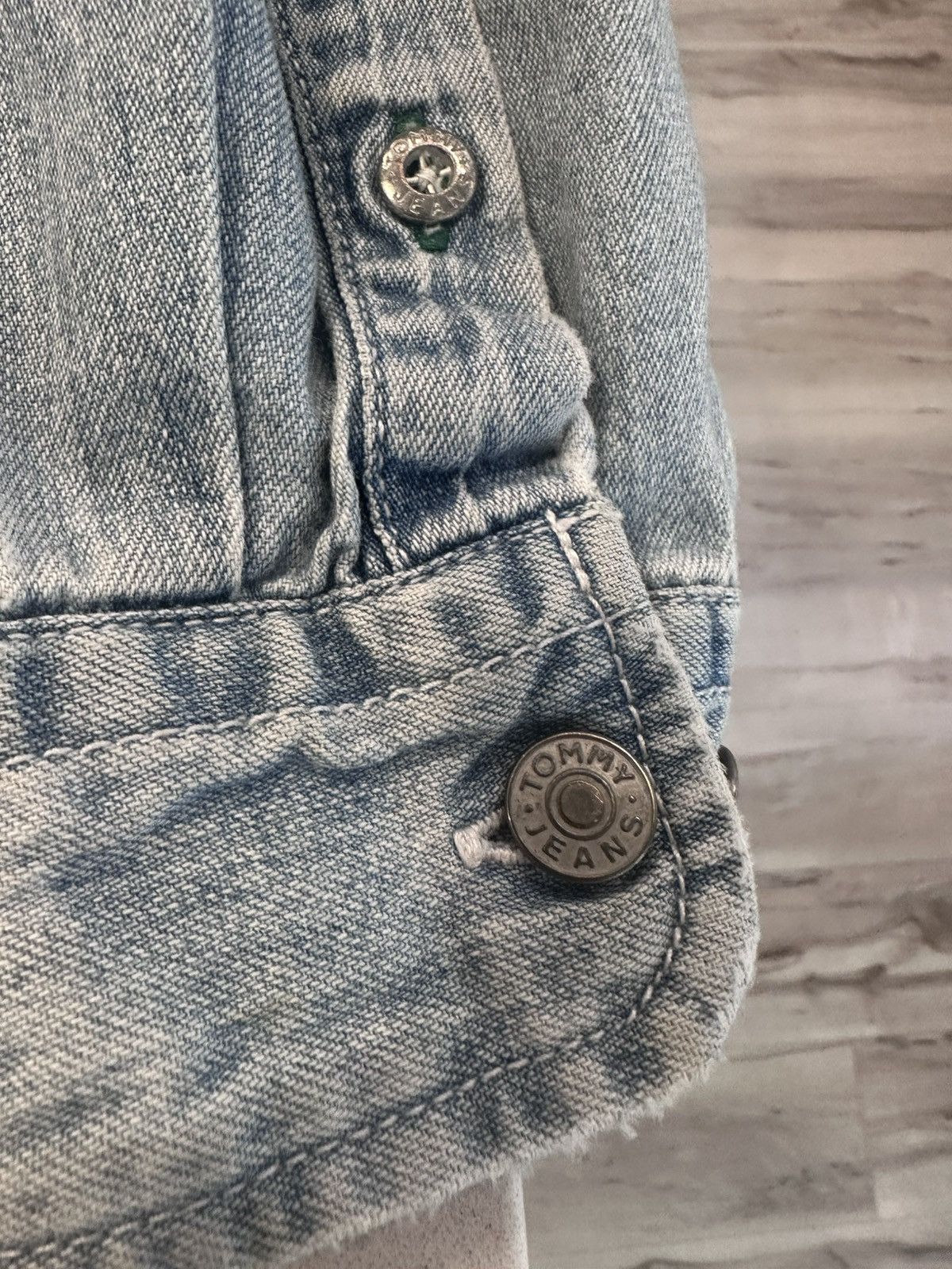 Tommy Hilfiger × Vintage Tommy Hilfiger Jean Jacket Size US M / EU 48-50 / 2 - 4 Thumbnail