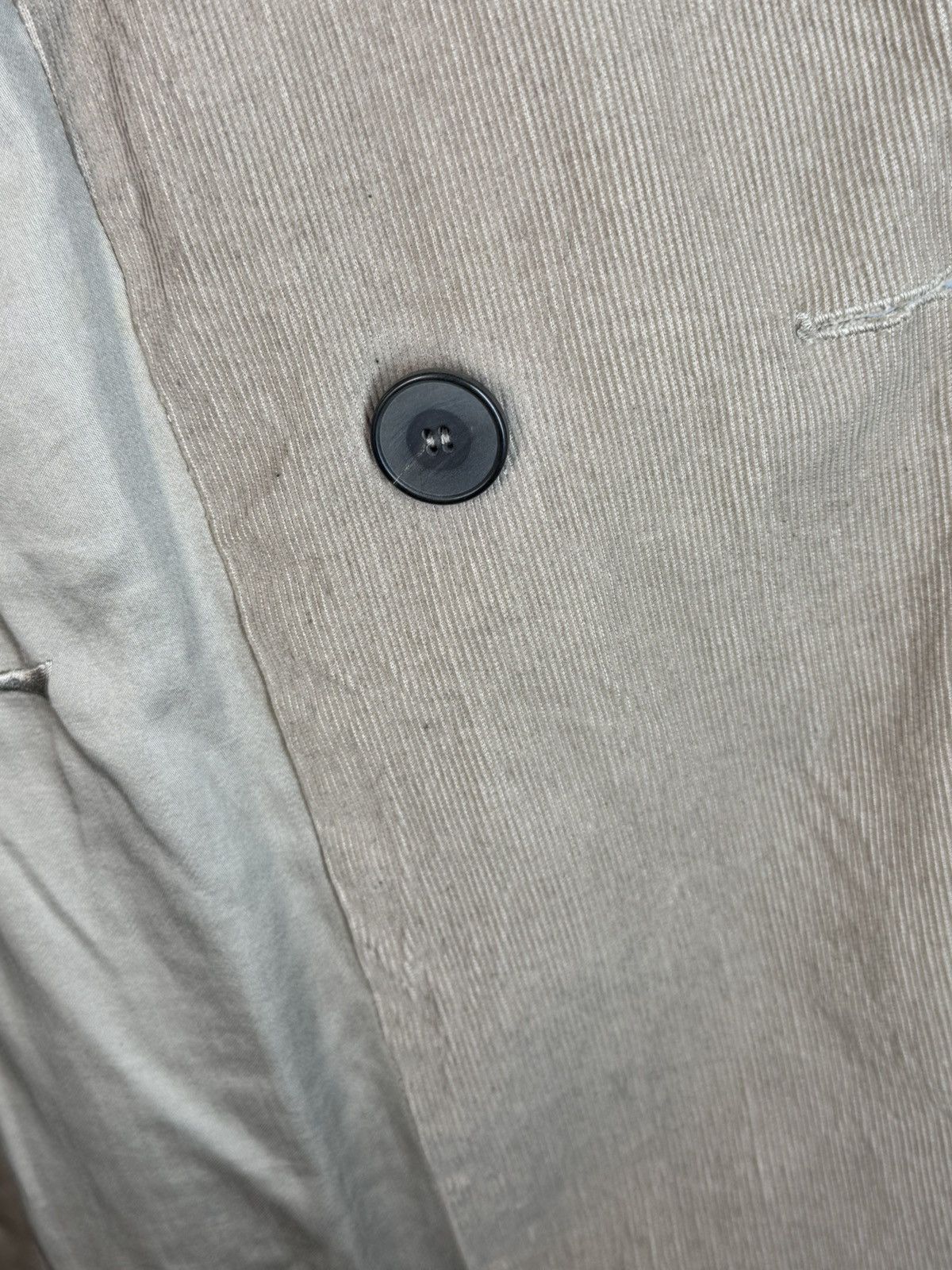 Yves Saint Laurent Corduroy YSL Jacket Italy Rive Gauche Double Breasted Size US L / EU 52-54 / 3 - 10 Thumbnail