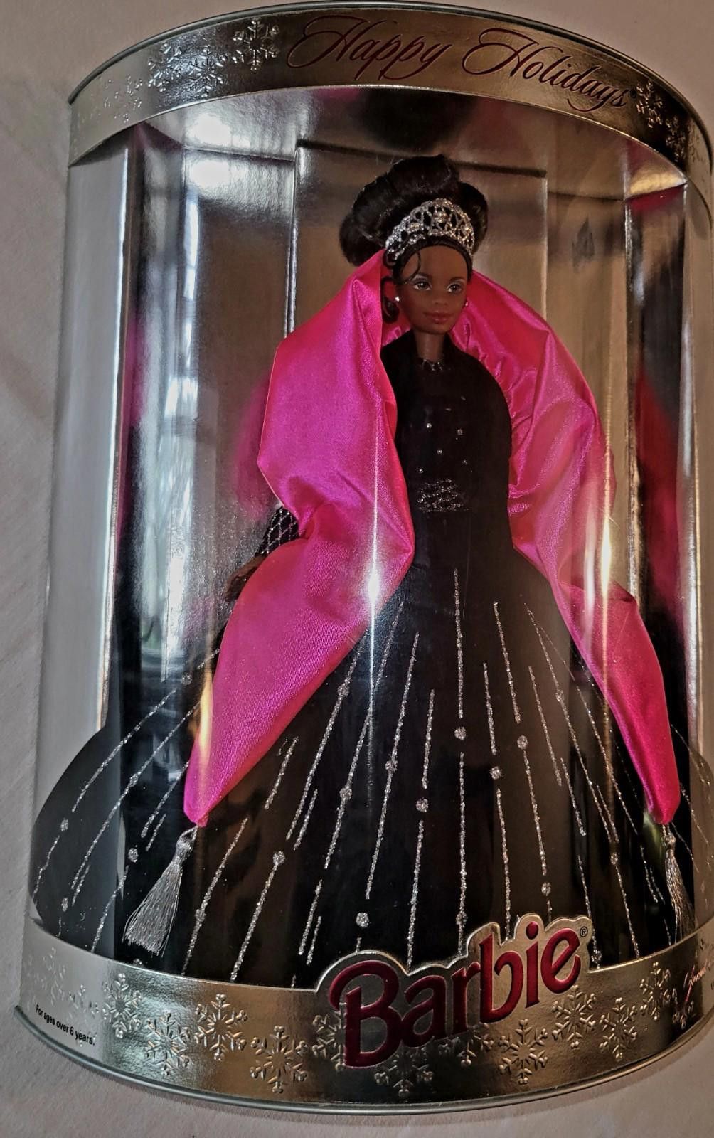 Designer RARE*BARBIE HAPPY HOLIDAYS 1998 AFRICAN AMERICAN Size ONE SIZE - 3 Thumbnail