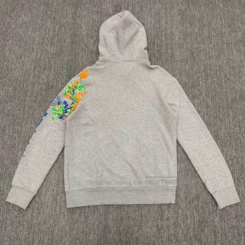 Gucci Gucci Grey slogan hoodie sweatshirt Size US M / EU 48-50 / 2 - 2 Thumbnail