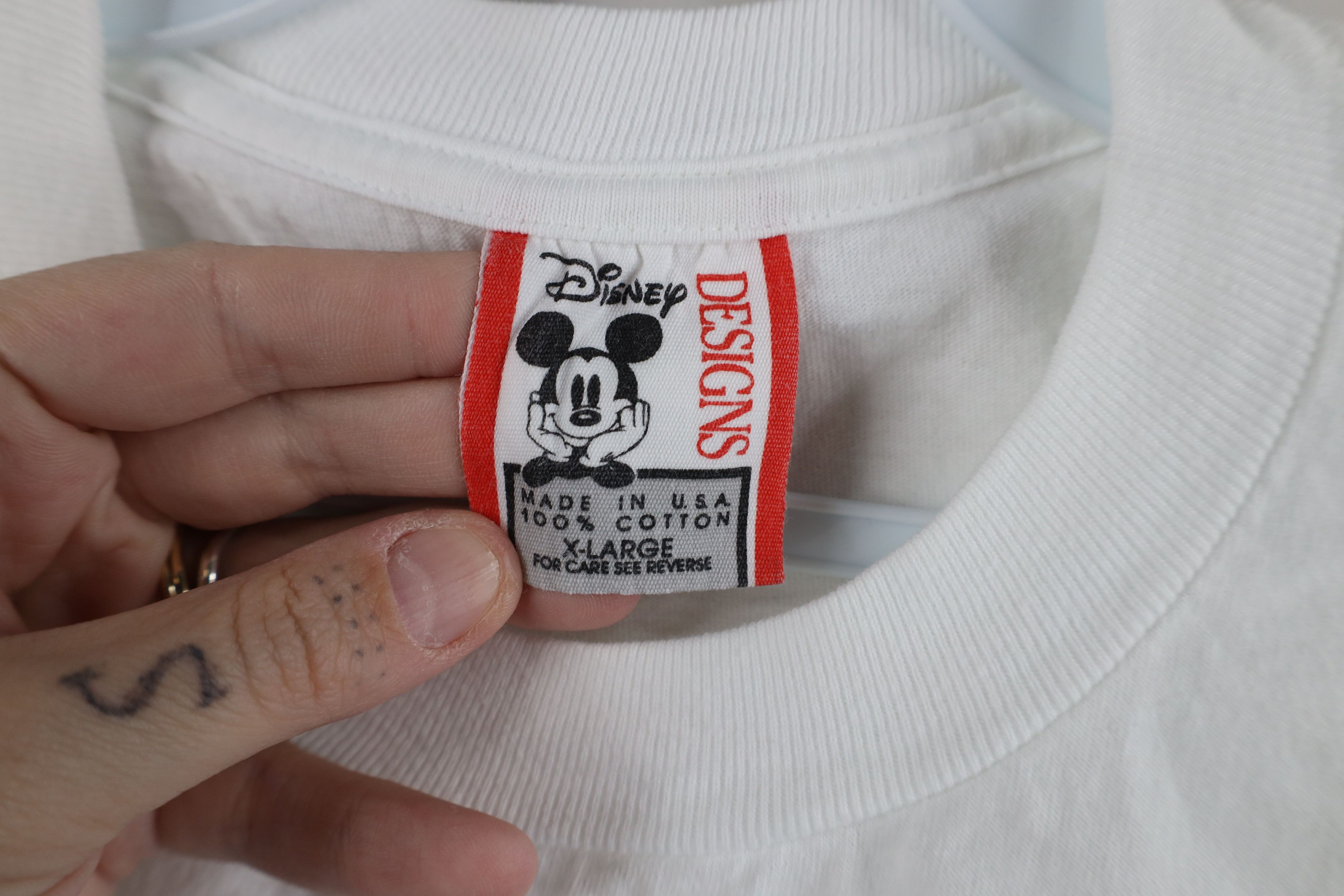 Disney × Vintage Vintage 90s Disney Disney World Mickey Mouse T-Shirt USA Size US XL / EU 56 / 4 - 7 Thumbnail