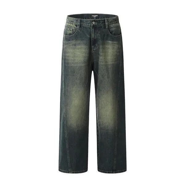VIBE American vintage washed distressed cargo jeans Size US 32 / EU 48 - 1 Thumbnail