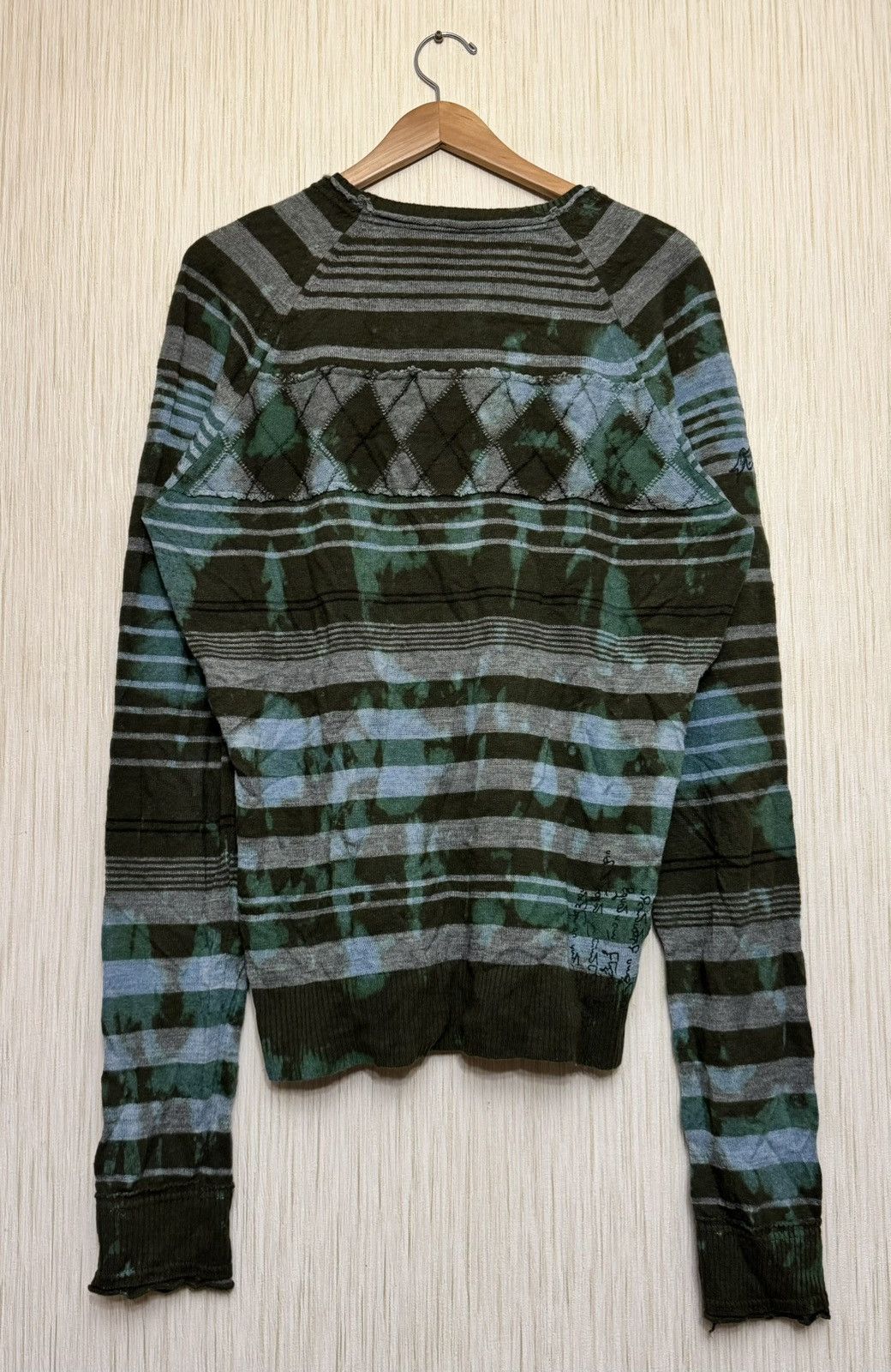 Diesel × Vintage Diesel rare vintage bleached bandits Y2K sweater Size US XL / EU 56 / 4 - 9 Thumbnail