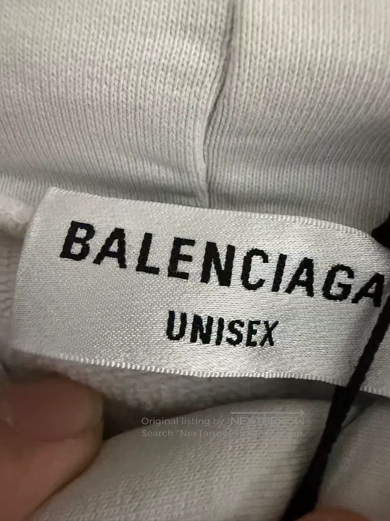 Balenciaga Balenciaga Batman Embroidered Logo Sweatshirt Cement White Size US XS / EU 42 / 0 - 3 Thumbnail