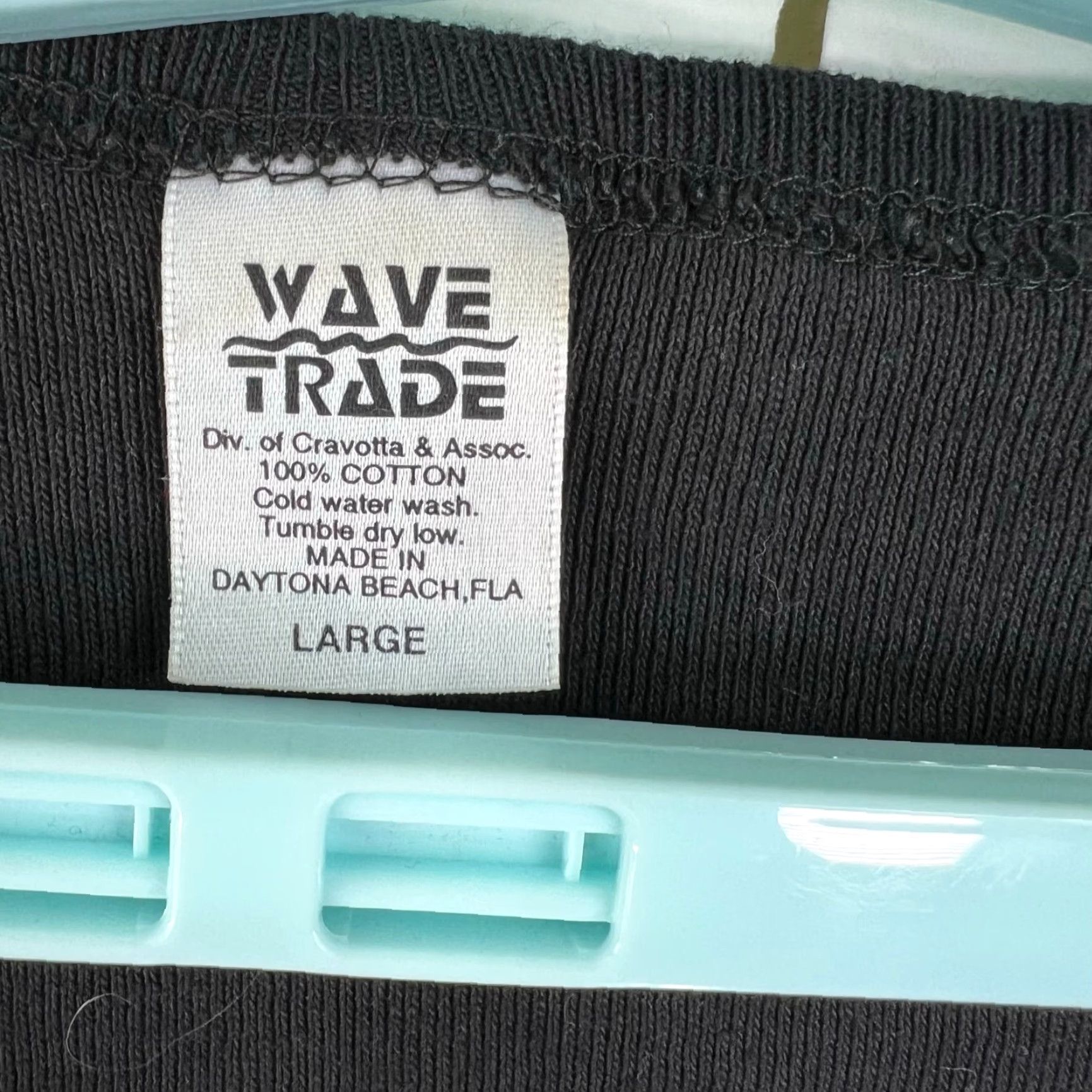 Vintage VINTAGE Wave Trade Laconia 1999 Bike Rally Top Womens L Black Knit 100% Cotton Casual Short Sleeve United States 1990s Womens Size L / US 10 / IT 46 - 4 Thumbnail