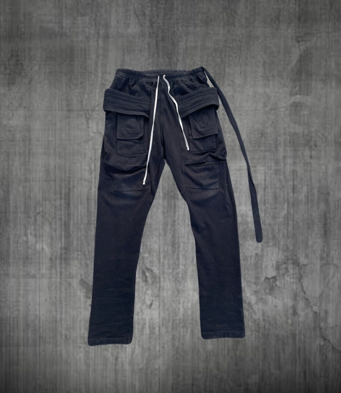 AW22 Rick Owens DRKSHDW Creatch Cargo Rig Sweat Pants XS