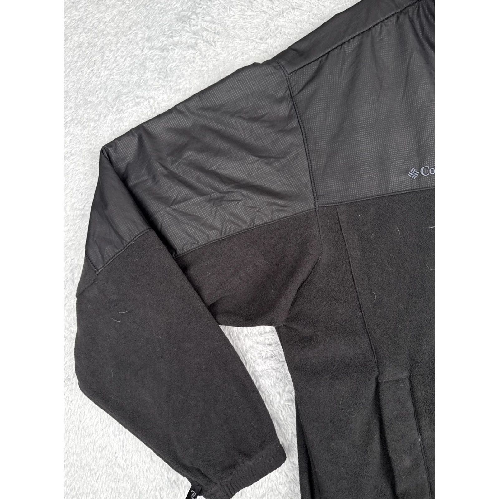 YOKE Columbia Jacket Mens Large Black Interchange Fleece Full Zip Nylon Yoke Windbreaker Sweatshirt Outdoor XCO 3-in-1 Pockets Zipper Logo Size US L / EU 52-54 / 3 - 6 Thumbnail