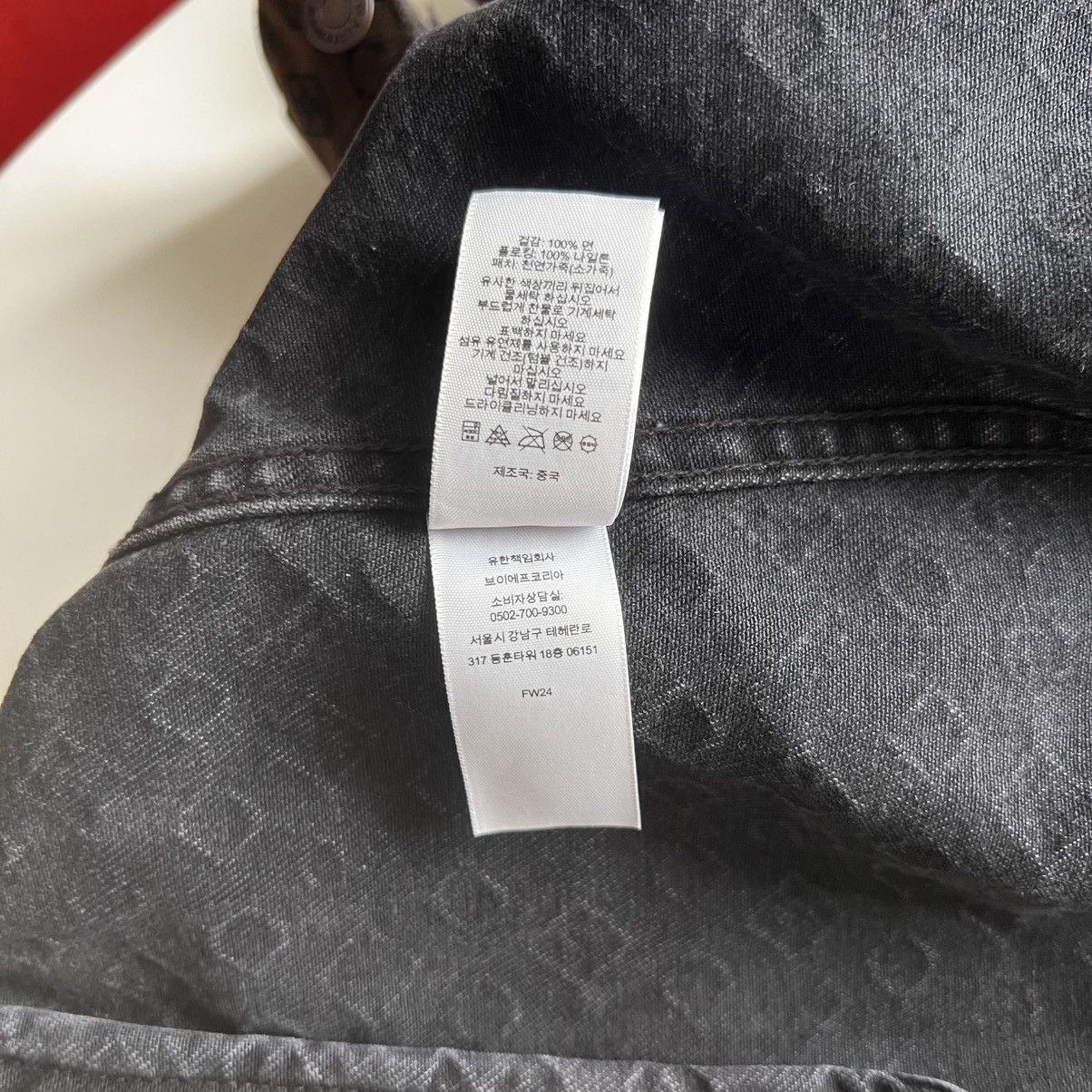 Supreme Supreme Flocked Denim Trucker Jacket Brown Monogram XL Size US XL / EU 56 / 4 - 9 Thumbnail
