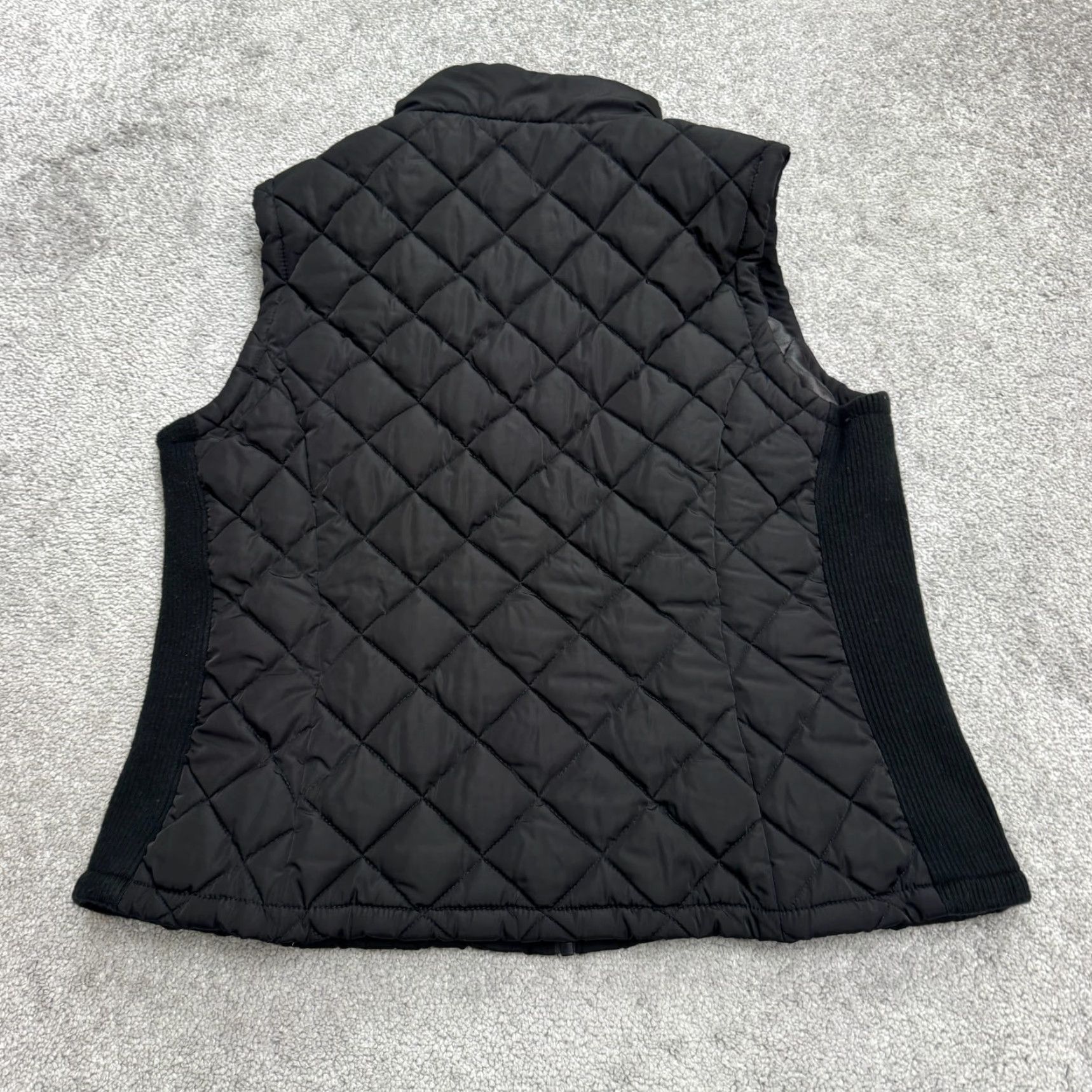 Andrew Marc Andrew Marc Vest Womens XL Black Quilted Puffer Full Zip Pockets Outdoor Size XL / US 12-14 / IT 48-50 - 2 Thumbnail