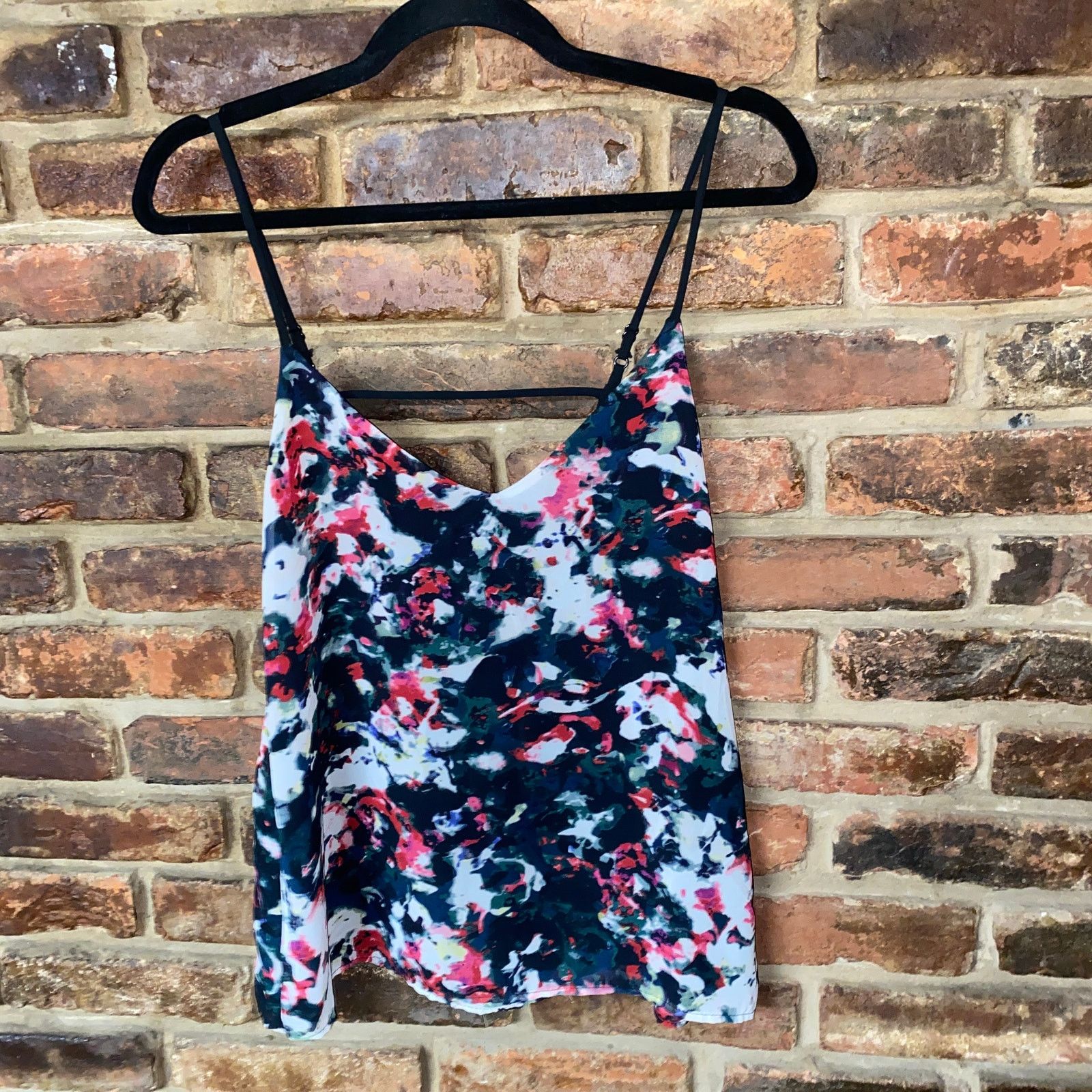 Other Eight Sixty Multicolor Abstract Floral Camisole Tank Top XS Size XS / US 0-2 / IT 36-38 - 1 Thumbnail